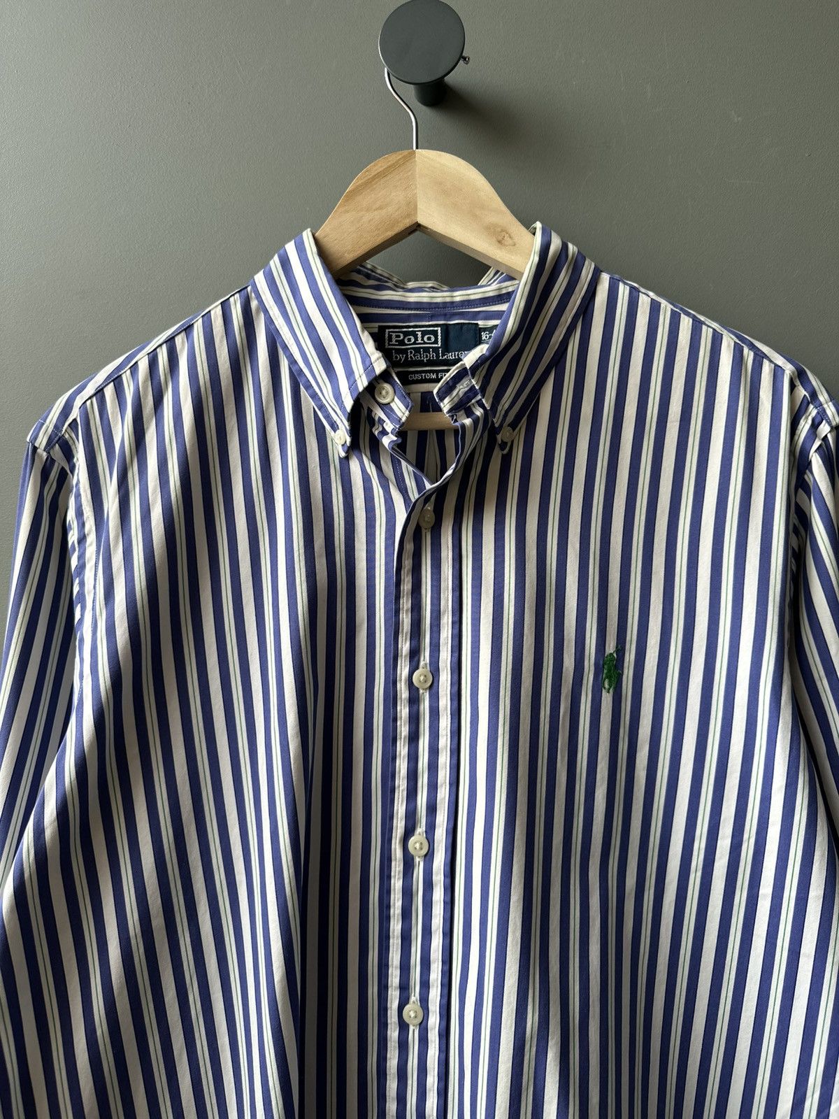 Polo Ralph Lauren Polo Ralph Lauren Striped Shirt Size L Size US L / EU 52-54 / 3 - 2 Thumbnail