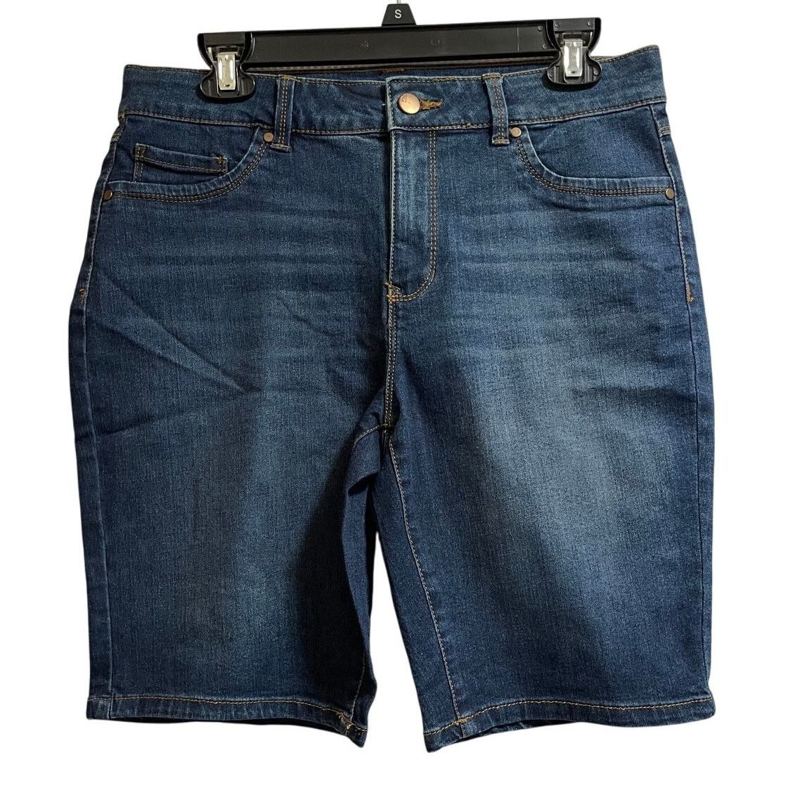 Other D Jeans Women's Size 10 Dark Wash Denim Shorts Size 32" / US 10 / IT 46 - 1 Thumbnail