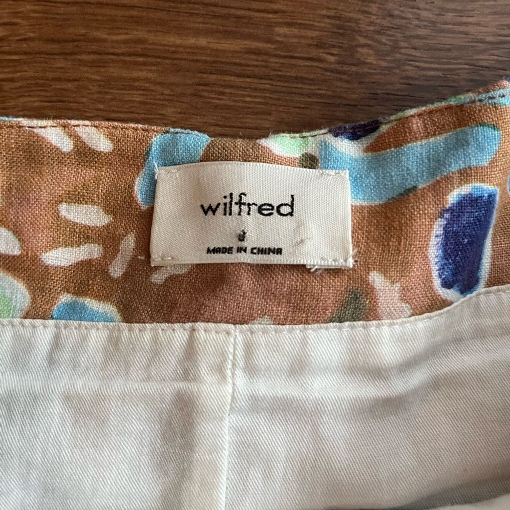 Aritzia Brown Floral Print Linen/Lin Fatale Camisole Tube Top Size XS / US 0-2 / IT 36-38 - 3 Thumbnail