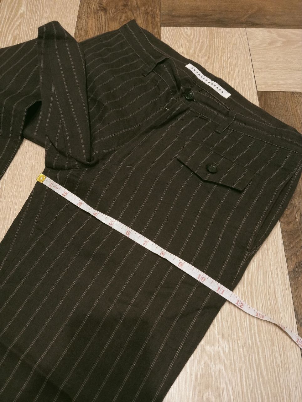 Issey Miyake VINTAGE ISSEY MIYAKE SUNAO KUWAHARA STRIPED PANTS Size 30" / US 8 / IT 44 - 13 Thumbnail