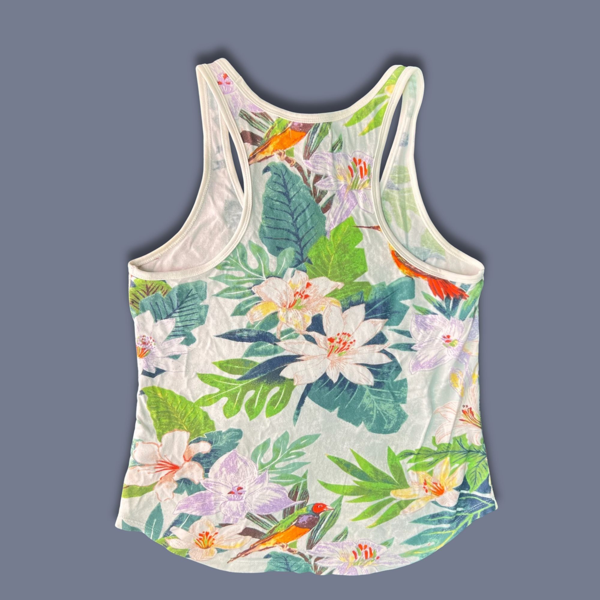 Juicy Couture Juicy Couture XS Womens Floral Print Racerback Tank Top Trop Size XS / US 0-2 / IT 36-38 - 3 Thumbnail