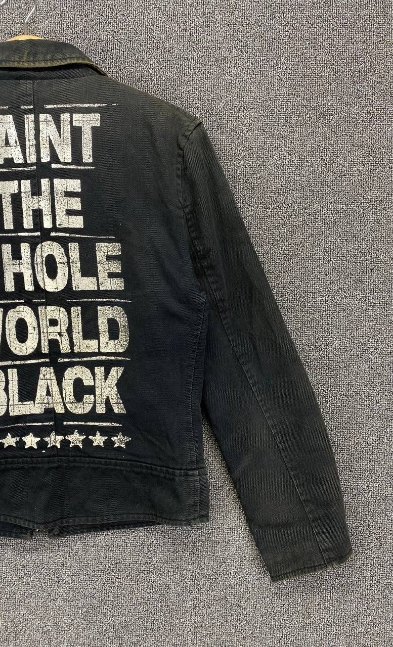 Japanese Brand Vintage Faust Poem Punk Style Denim Jacket Size S / US 4 / IT 40 - 4 Thumbnail
