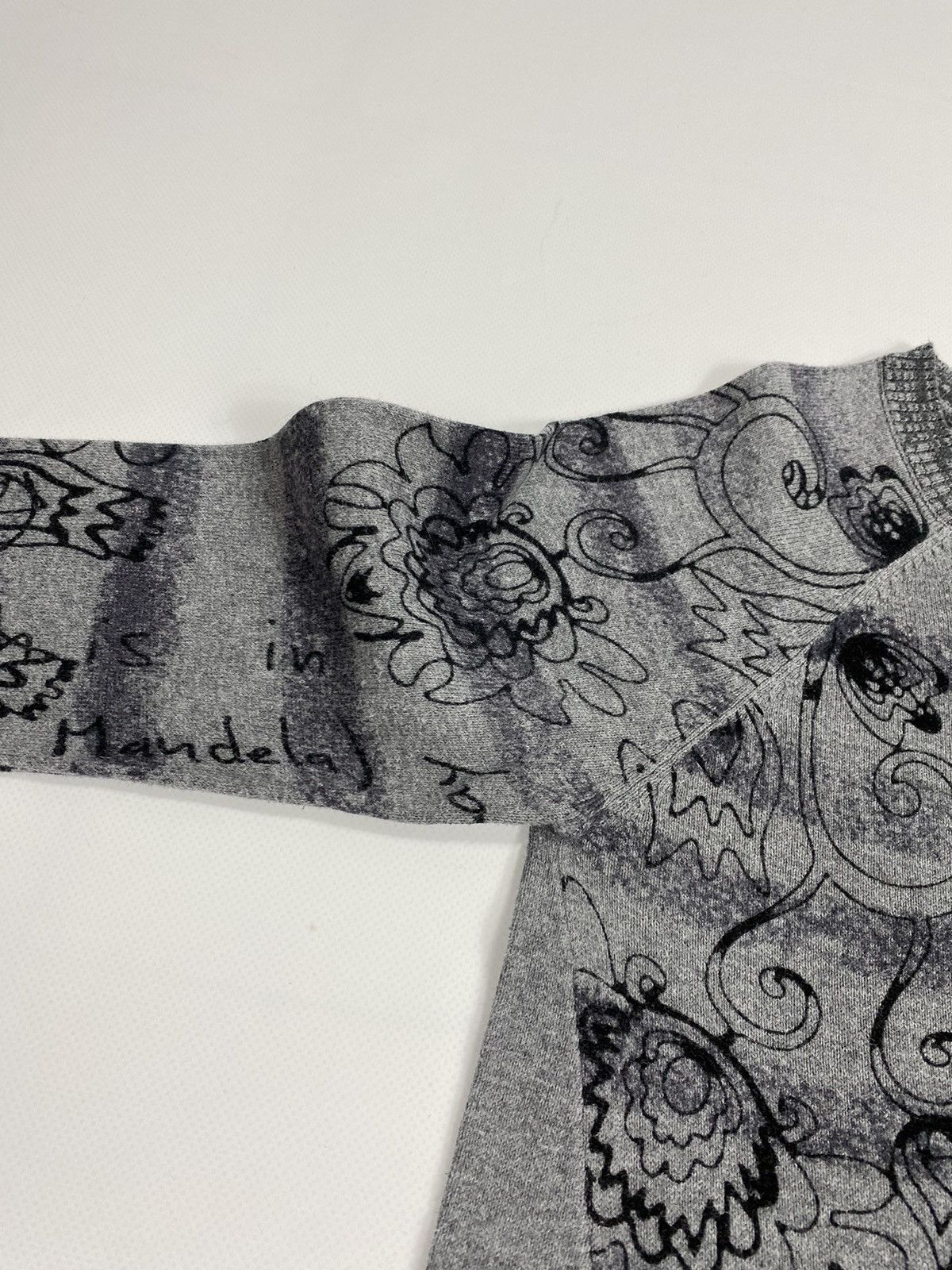 Desigual 🔥LASTDROP🔥 Y2K Style Striped Notebook Flowers Sweater Size M / US 6-8 / IT 42-44 - 6 Thumbnail