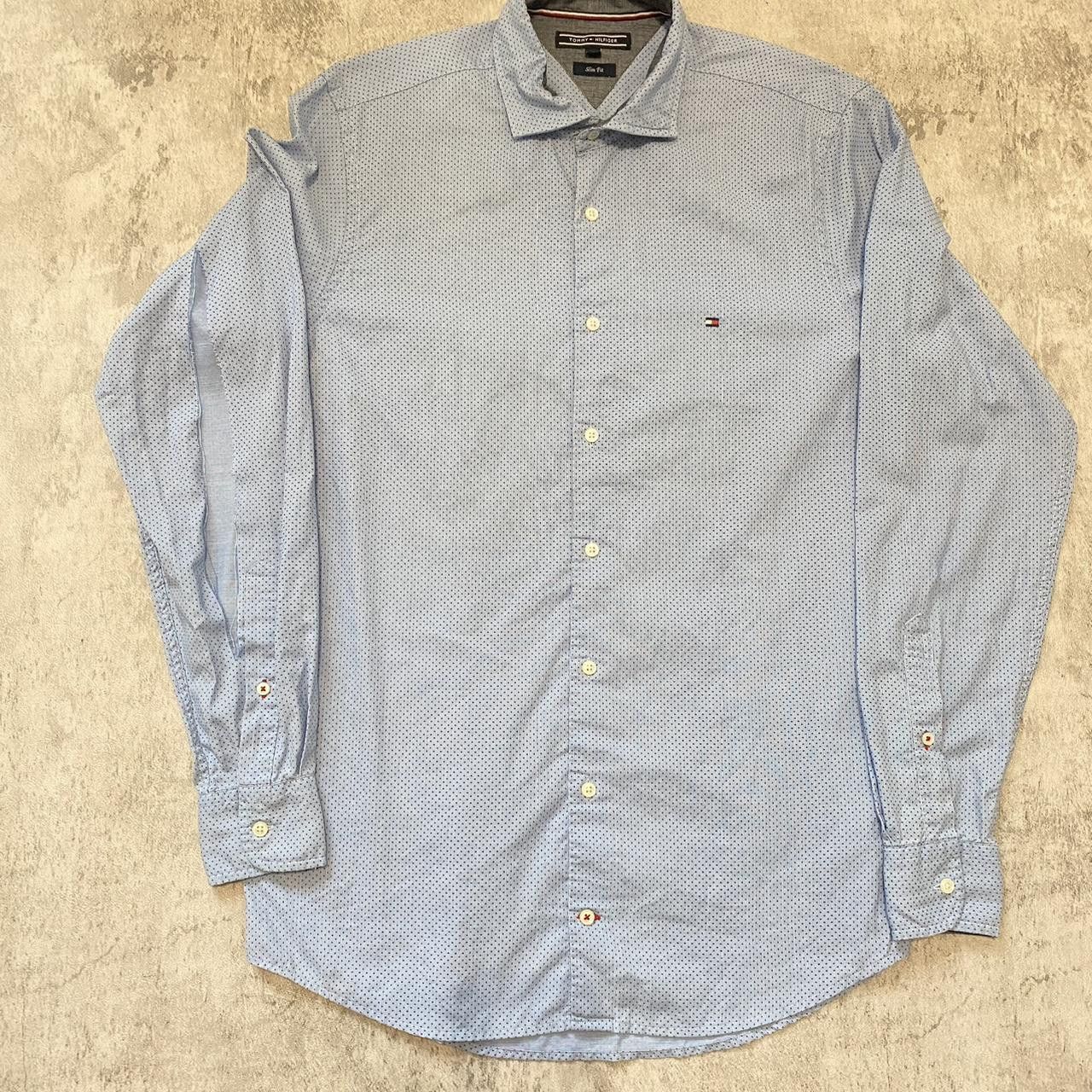 Tommy Hilfiger Blue Tommy Hilfiger button-up shirt #preppy Vintage Size US M / EU 48-50 / 2 - 1 Thumbnail
