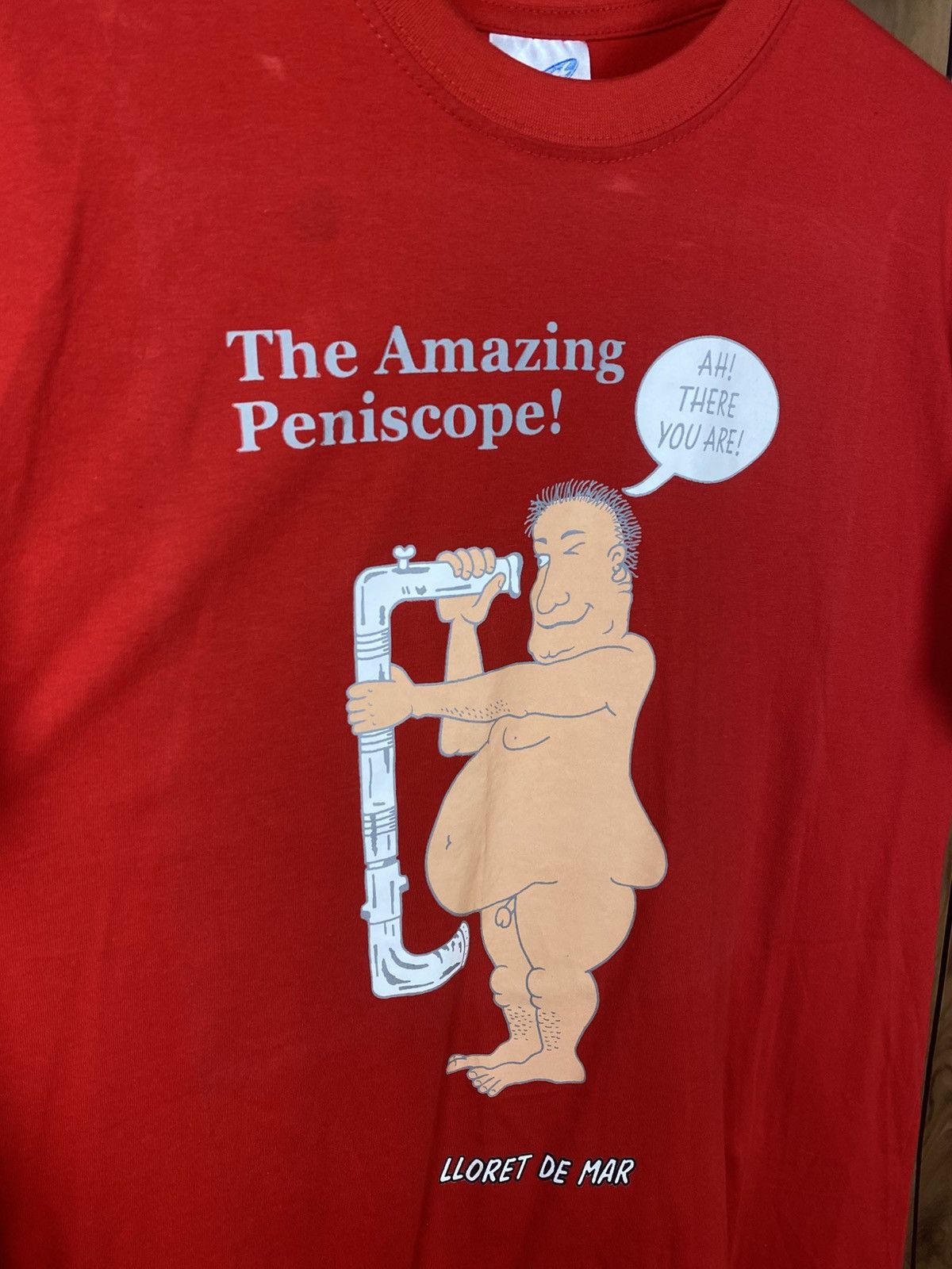 Vintage 🚧Vintage 00s The Amazing Peniscope! Humor Lloret De Mar 🚧 Size US S / EU 44-46 / 1 - 6 Thumbnail