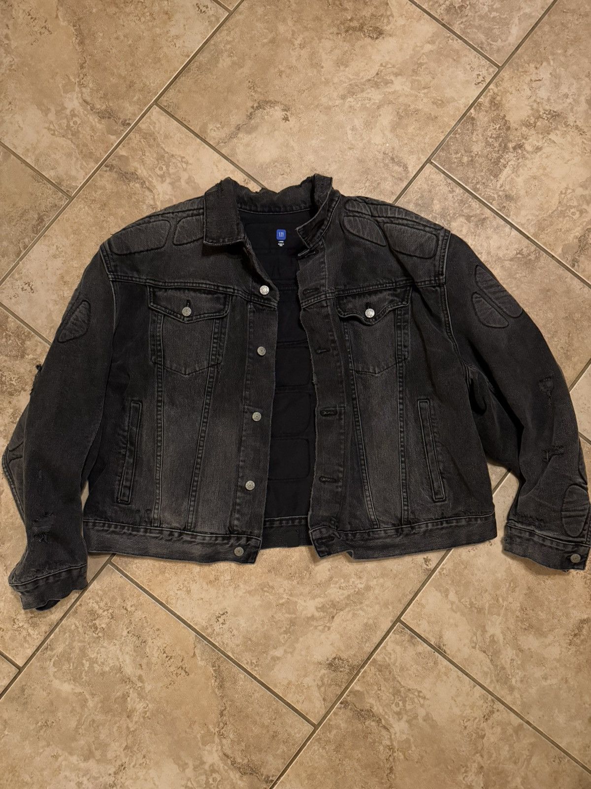 Yeezy Yeezy season 5 workwear denim jacket ink | Grailed