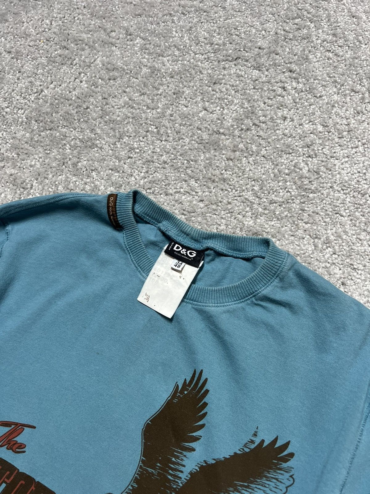 Dolce & Gabbana Dolce & Gabbana The Motorway Eagles Milan AW 2004 2005 Tee Size US S / EU 44-46 / 1 - 4 Thumbnail