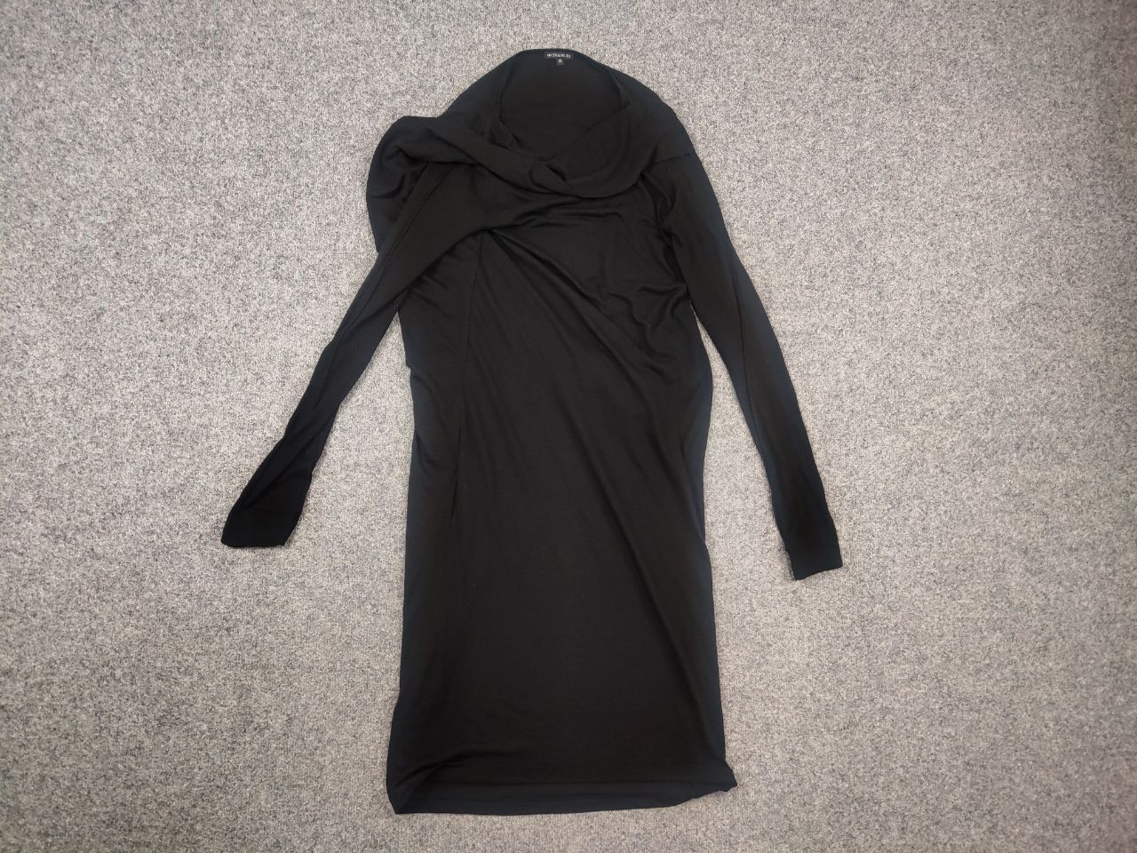 Ann Demeulemeester Ann Demeulemeester Wool Long Sleeve asymmetrical Slim Dress Size L / US 10 / IT 46 - 9 Thumbnail