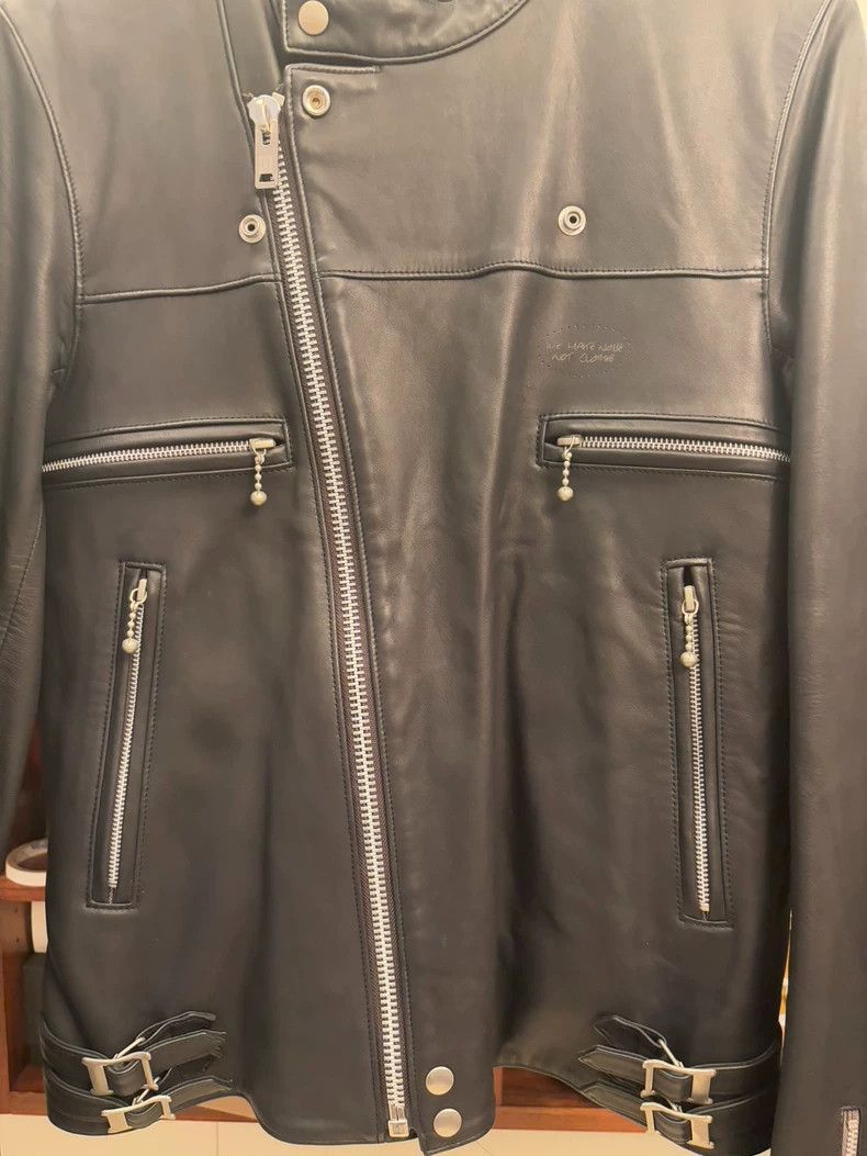 Undercover Undercover Takahashi Shield diagonal zipper black suede lea Size US L / EU 52-54 / 3 - 3 Thumbnail