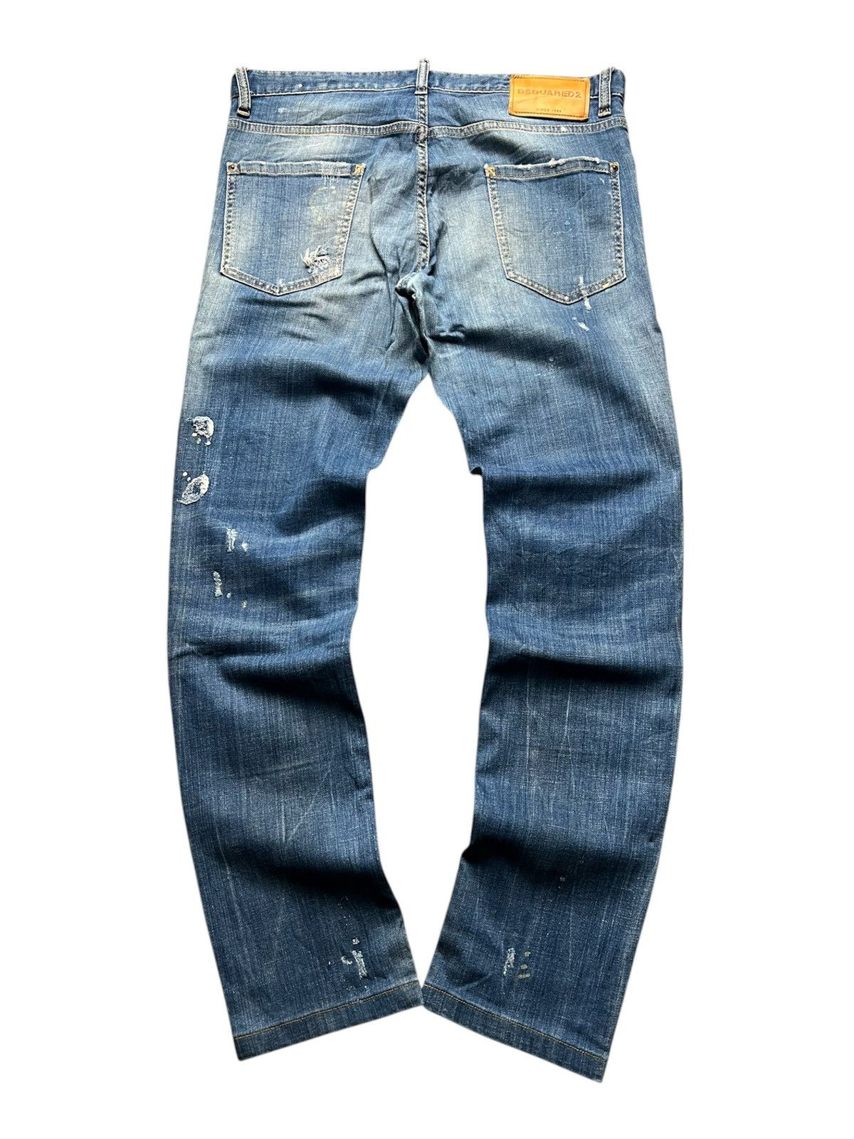 Dsquared2 Dsquared2 Paint Splatter Distressed Jeans Size US 33 - 2 Thumbnail