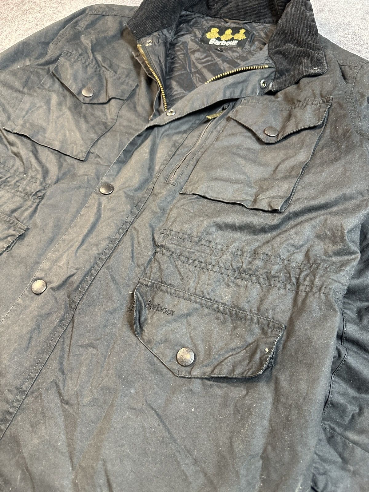 Barbour Vintage Barbour Wax Sapper Jacket UK Style Streetwear L Size US L / EU 52-54 / 3 - 2 Thumbnail