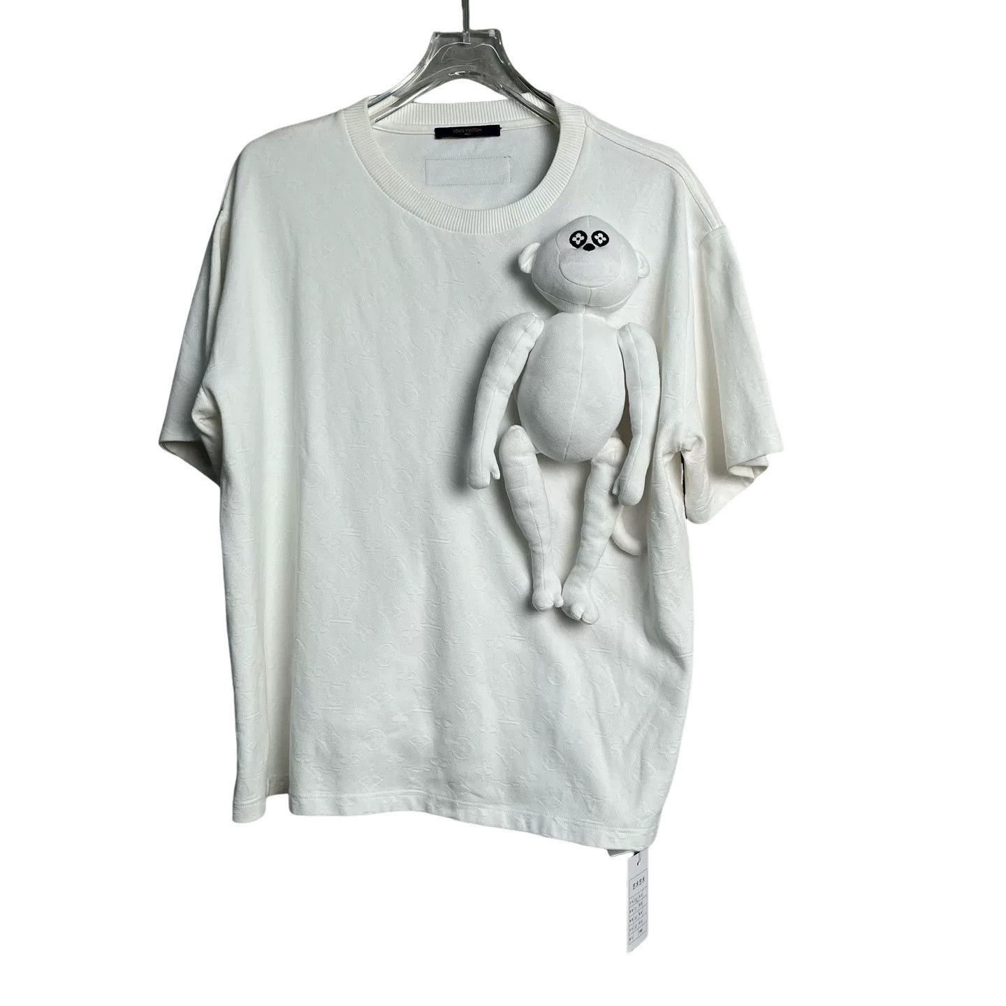 Louis Vuitton Louis Vuitton Plush Puppet T-Shirt White XXL Size US XXL / EU 58 / 5 - 1 Thumbnail