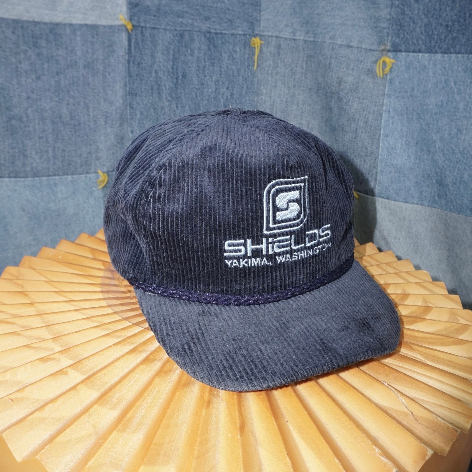 Vintage OSFA - Vintage 1990s shields Yakima Washington corduroy hate Size ONE SIZE - 2 Thumbnail