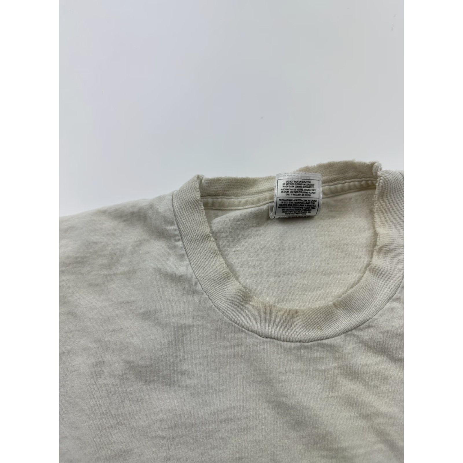 Fruit Of The Loom VINTAGE Fruit of the Loom Shirt Men XL White Shut Up Get In Hold On Get High Rollercoaster Graphic T-Shirt Mens XL White Shirt Size US XL / EU 56 / 4 - 4 Thumbnail