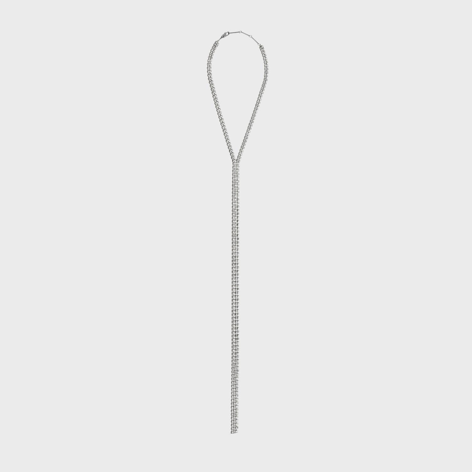 Celine o1bcso1str0824 Size: OS / Boy Doll Tie Necklace in Silver Size ONE SIZE - 3 Thumbnail