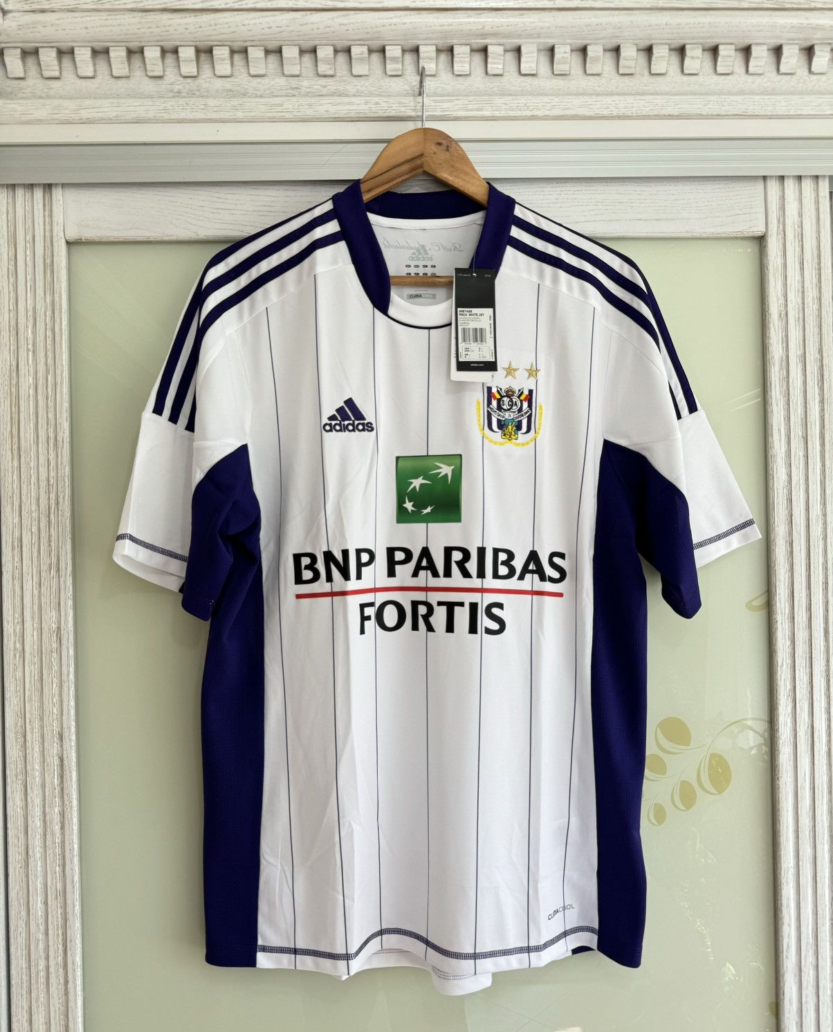 Adidas Anderlecht 2012-2013 Away Soccer Jersey Football Kit Shirt Size US L / EU 52-54 / 3 - 1 Thumbnail