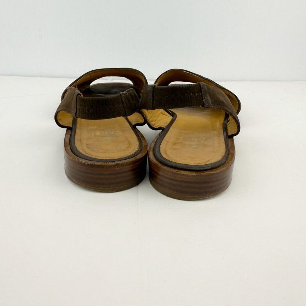 Carel Paris CAREL PARIS Luxury Brown Slingback Flat Lazy Sandals sz 41 Size US 11 / IT 41 - 5 Thumbnail