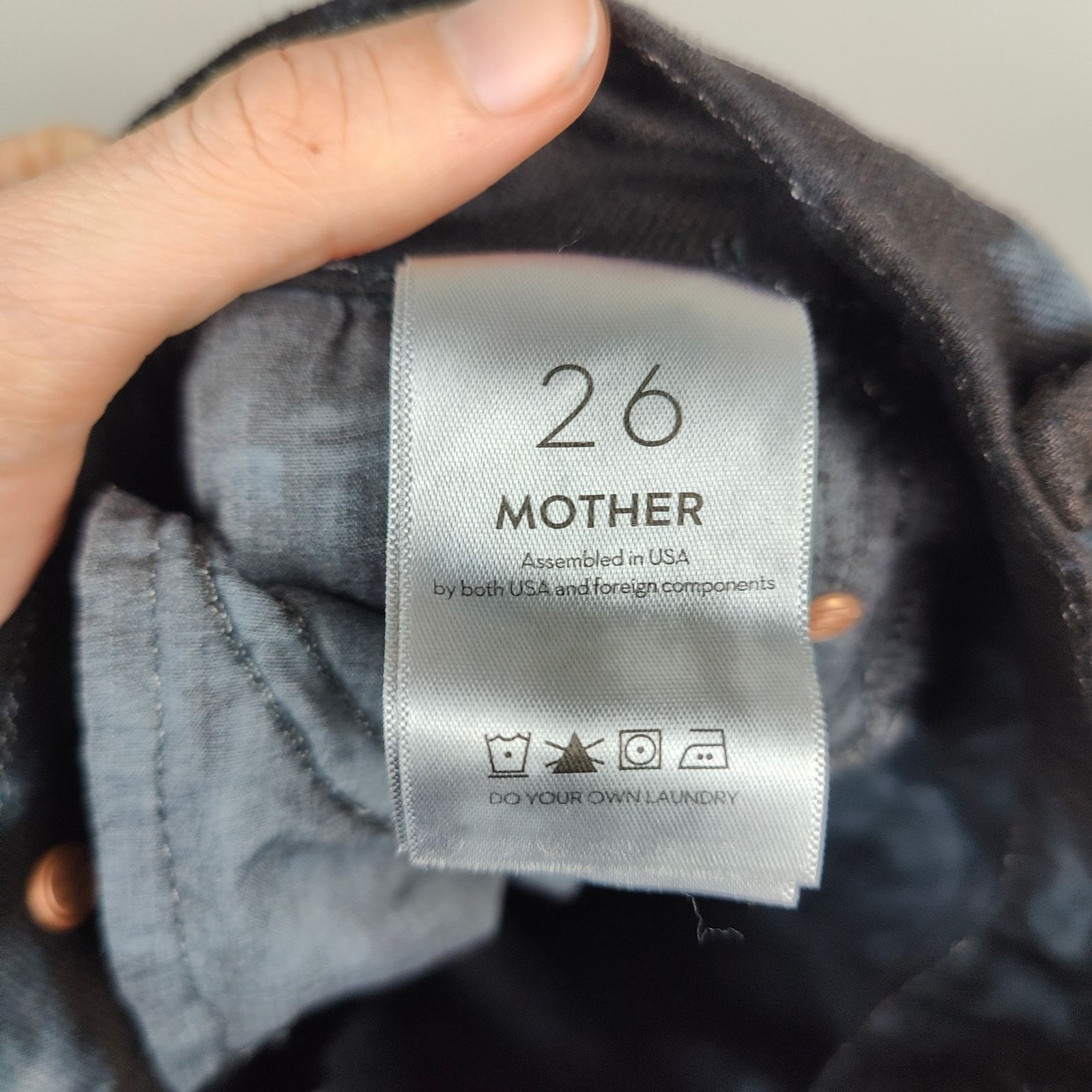 MOTHER Mother The Super Swooner Jeans Womens 26 Winding Paths Size 26" / US 2 / IT 38 - 7 Thumbnail