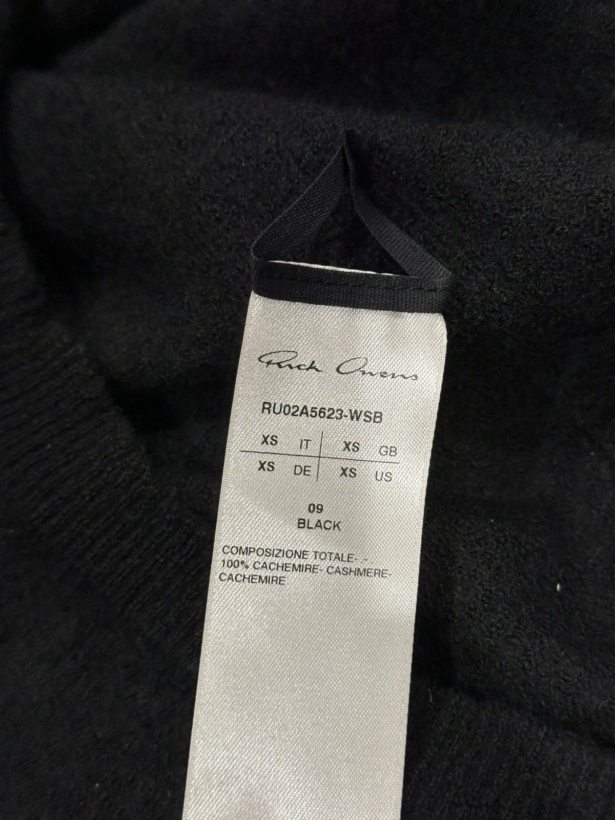 Rick Owens FW21 Gethsemane Cashmere Hoodie XS Size US M / EU 48-50 / 2 - 6 Thumbnail