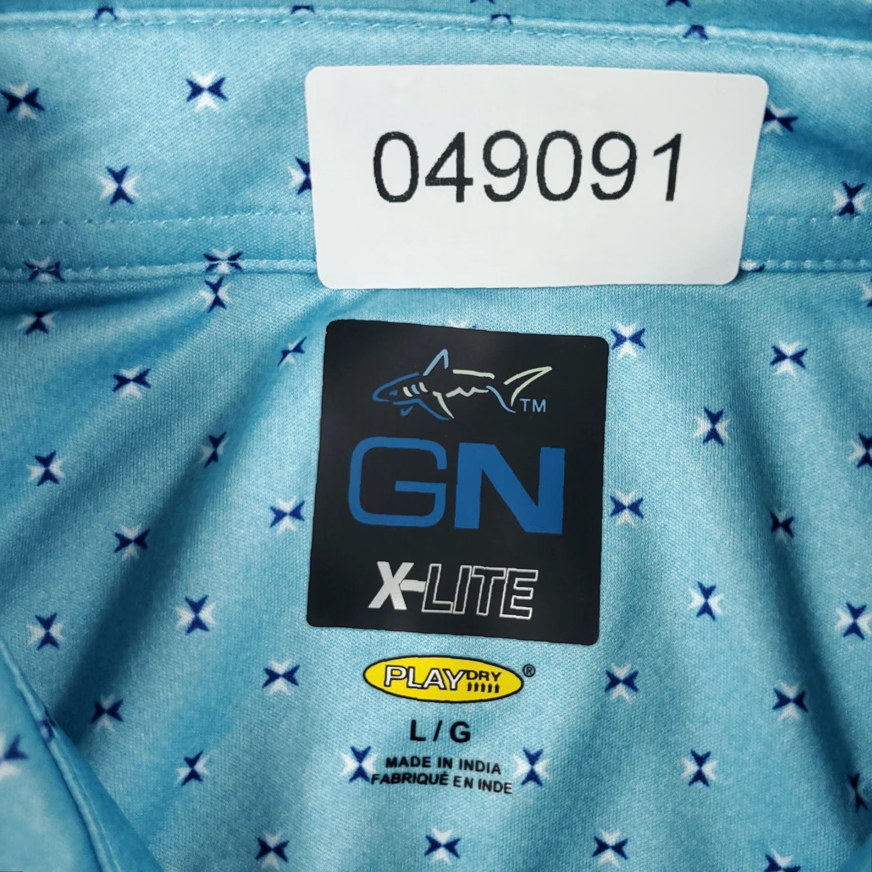Vintage Greg Norman Polo Shirt Mens Large Blue Golf Casual Short Sleeve Size US L / EU 52-54 / 3 - 7 Thumbnail
