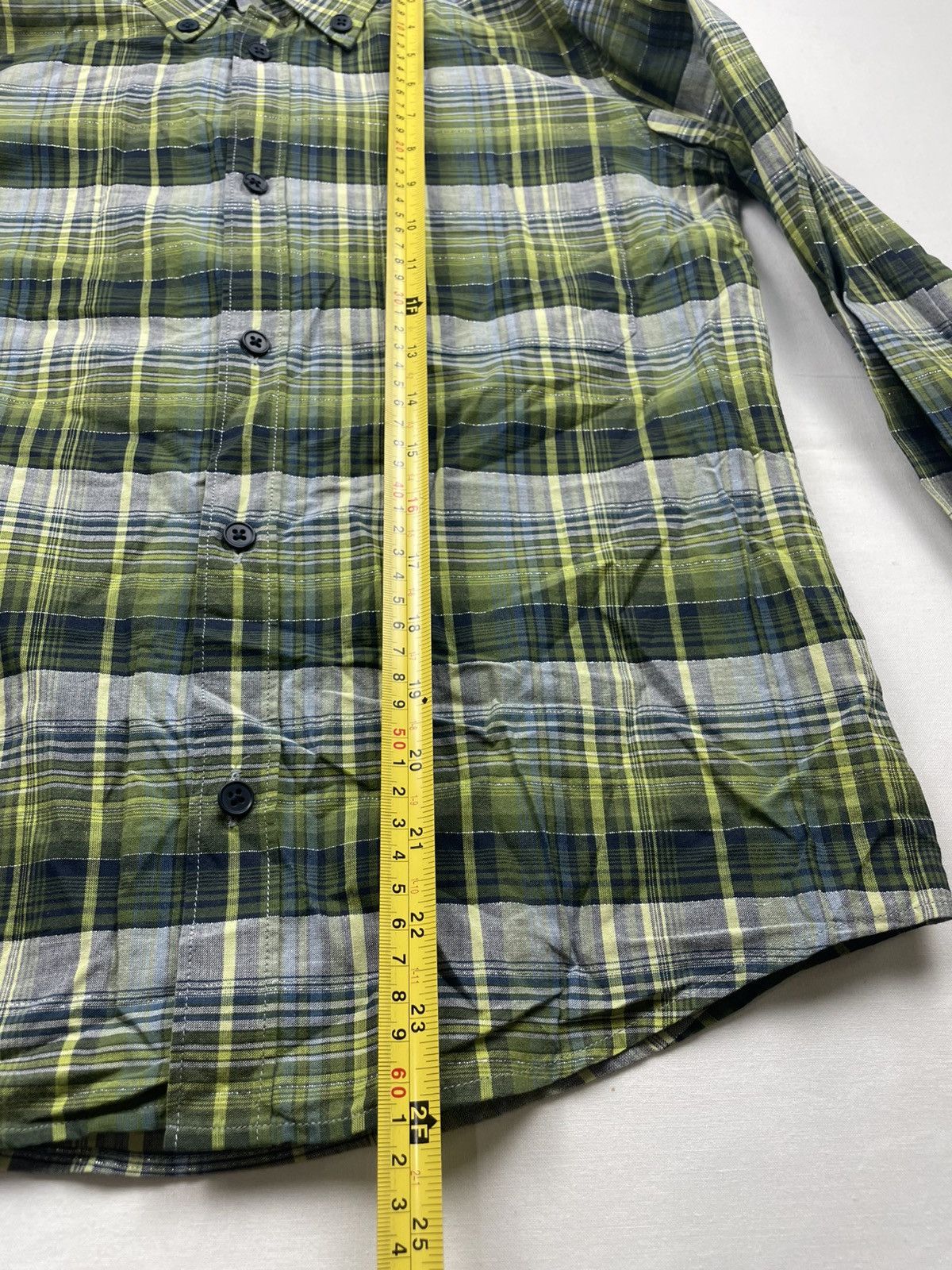 A.P.C. A.P.C Madras Check Long Sleeved Shirt Size M / US 6-8 / IT 42-44 - 9 Thumbnail