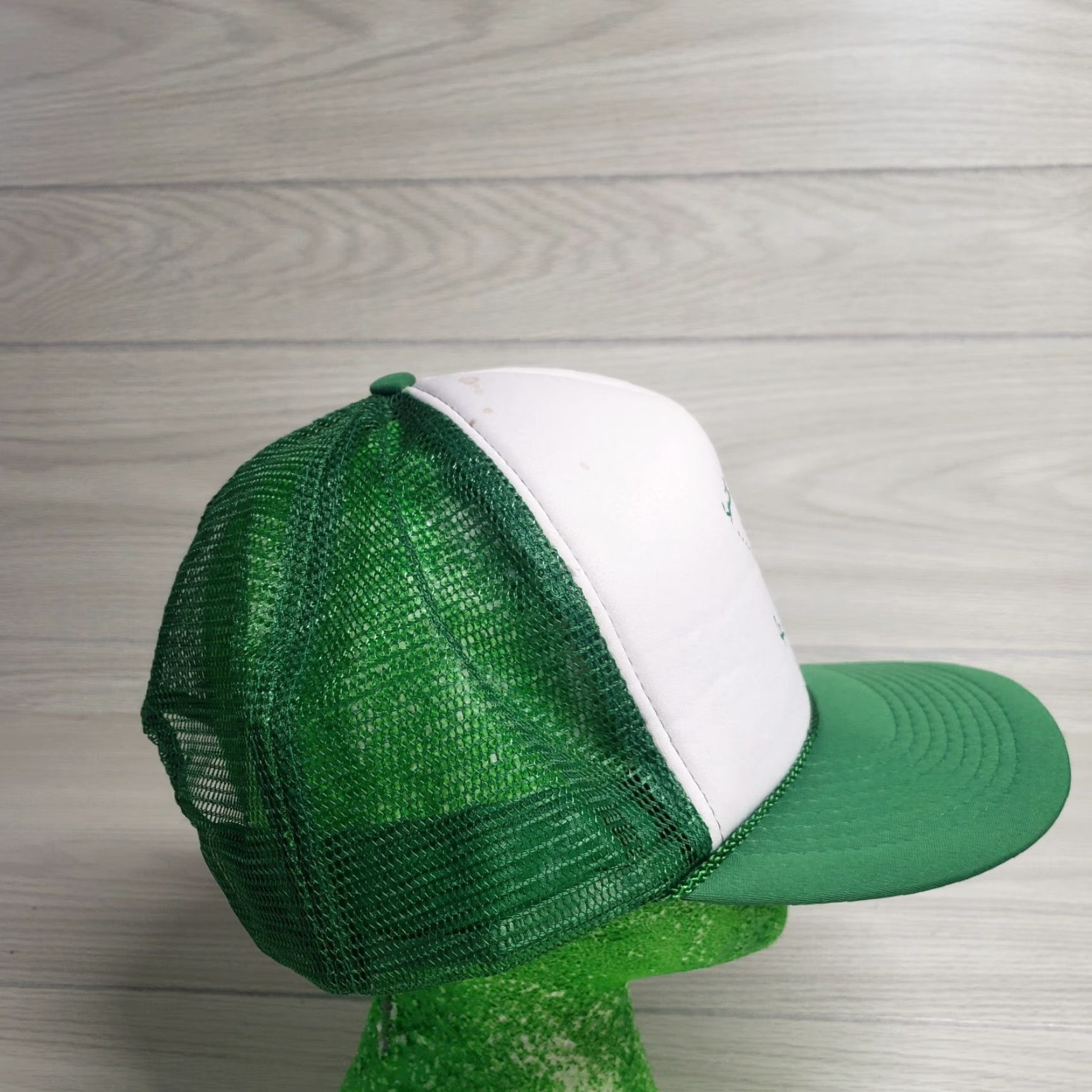 Vintage VINTAGE Virginia Smith Mountain Lake 4H Unisex Adult Baseball Cap Hat Adjustable Green Lake Theme Size ONE SIZE - 3 Thumbnail