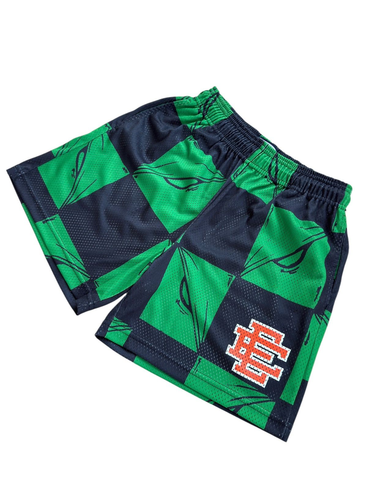 Eric Emanuel × Matty Boy Matty Boy Eric Emanuel 99 Eyes EE Shorts - Green Size US 33 - 3 Thumbnail