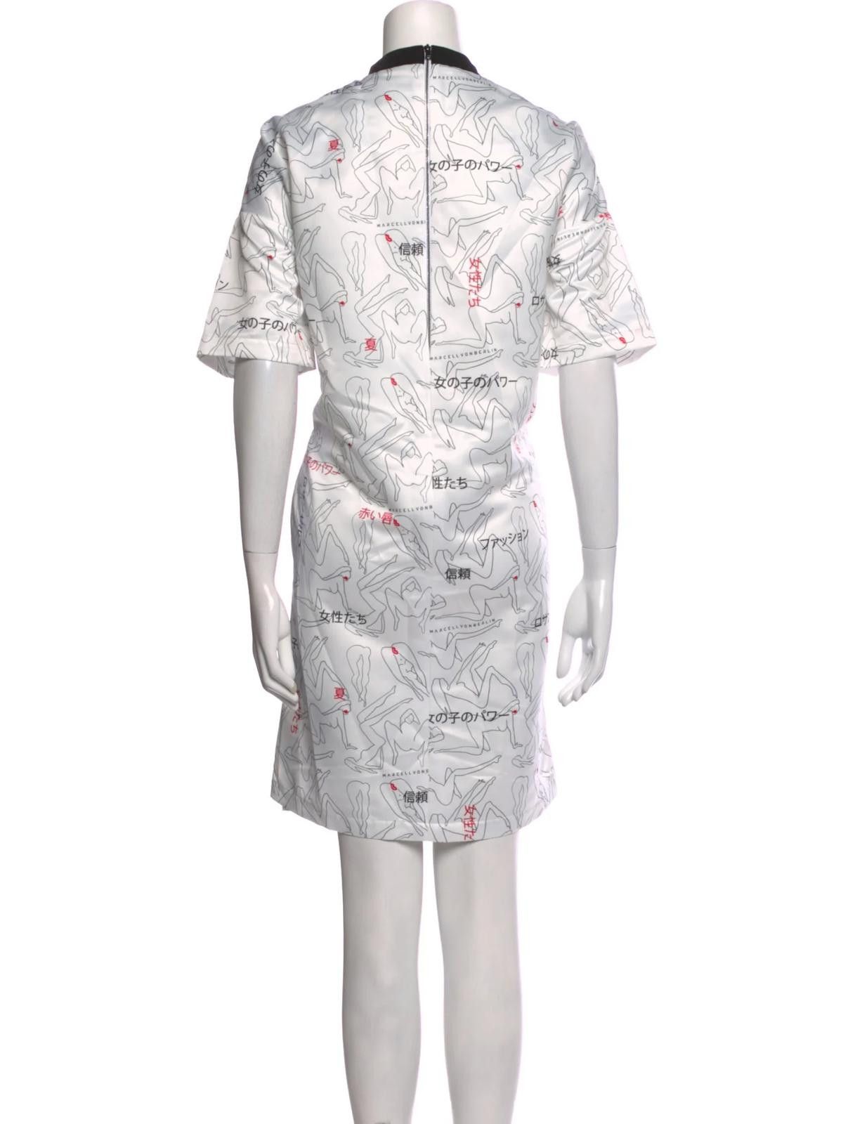 Other Marcell Von Berlin Printed Knee-Length Dress Size: M | US 6 Size M / US 6-8 / IT 42-44 - 3 Thumbnail