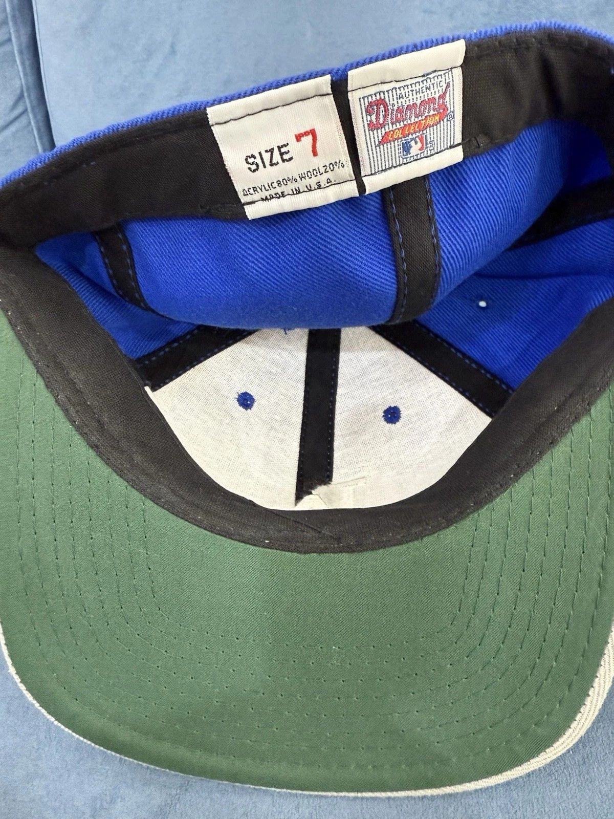 New Era × Vintage New Era LA Dodgers Fitted 7 Made in USA, Deadstoc Size ONE SIZE - 2 Thumbnail