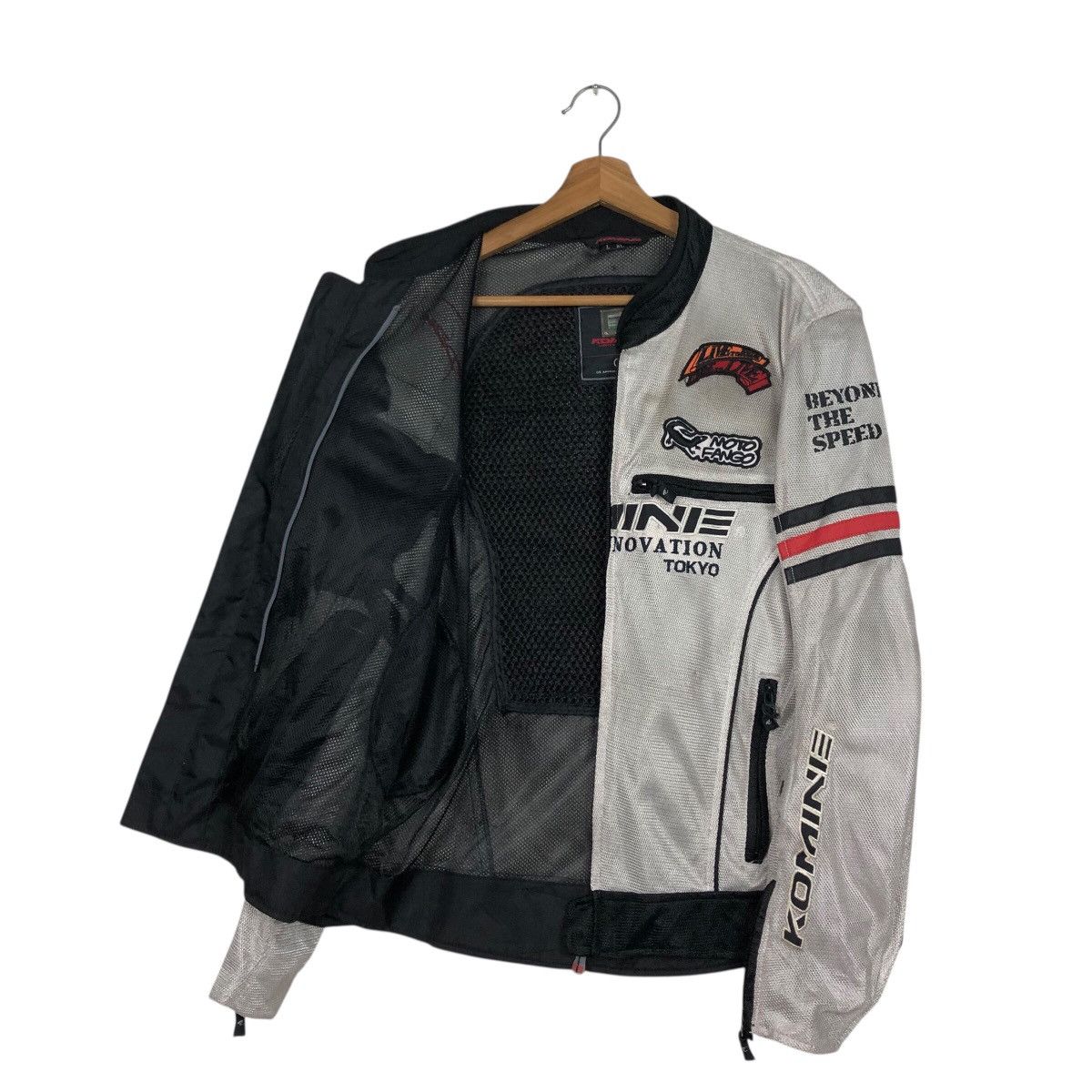 Japanese Brand 📌Vintage Racing Bomber Jacket Komine Kadoya Big Logo Size US XL / EU 56 / 4 - 14 Thumbnail