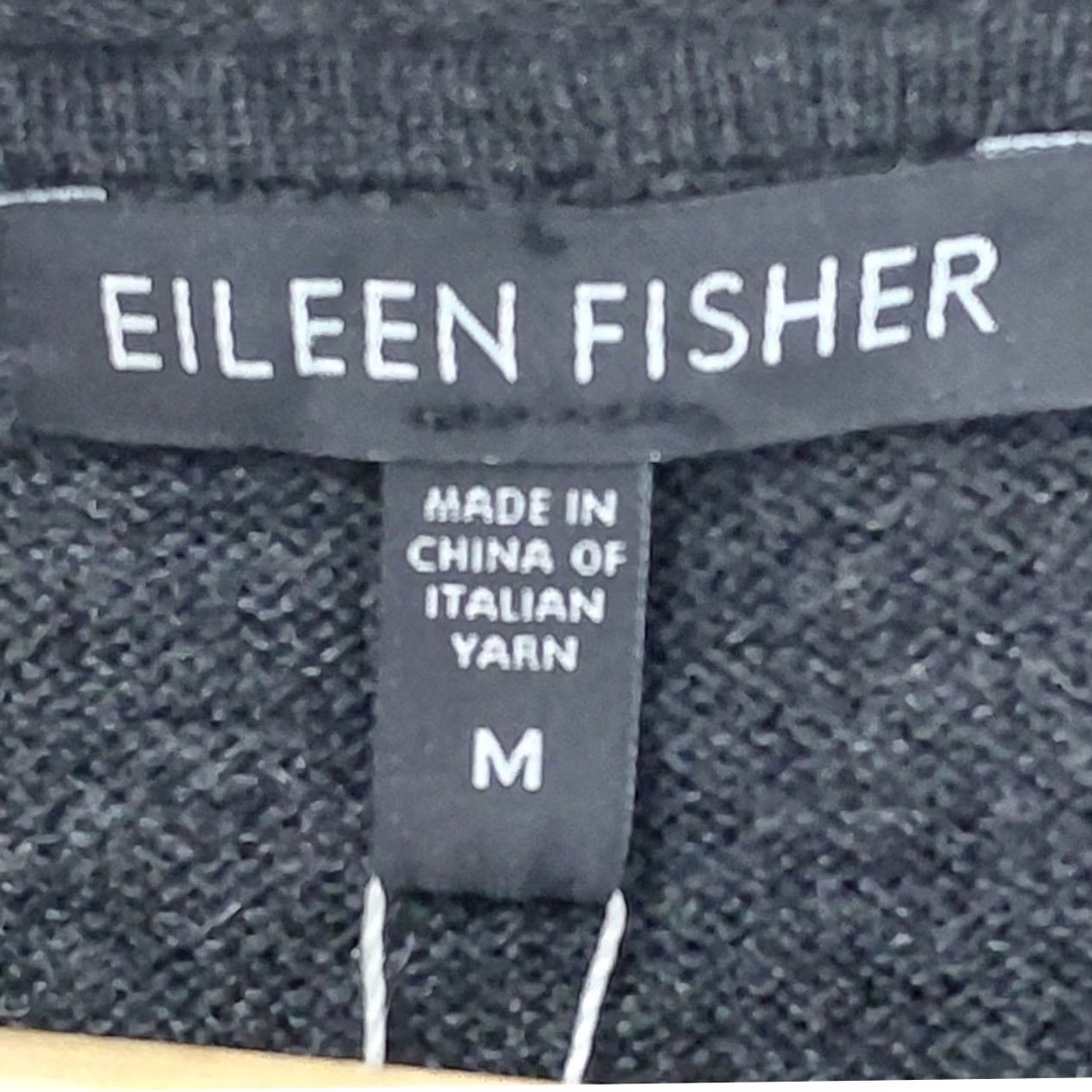 Eileen Fisher NWT EILEEN FISHER 100% Merino Wool Sweater Gray Solid Knit Women Size M V-Neck Pullover Casual Workwear Size M / US 6-8 / IT 42-44 - 3 Thumbnail