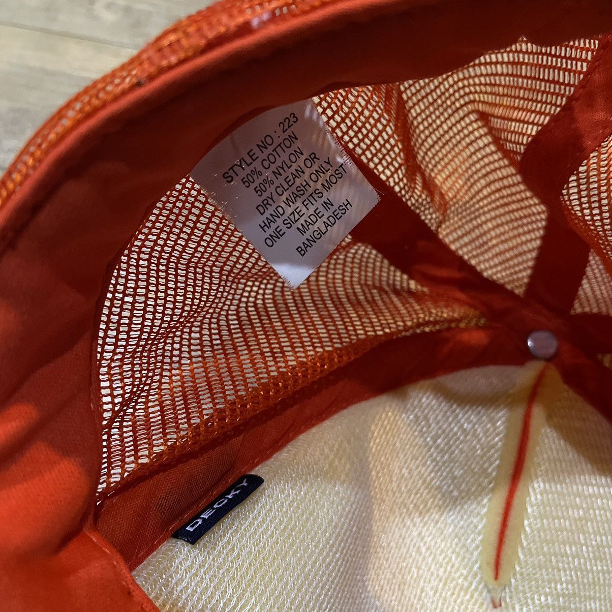 Japanese Brand Hide and seek trucker cap Size ONE SIZE - 5 Thumbnail