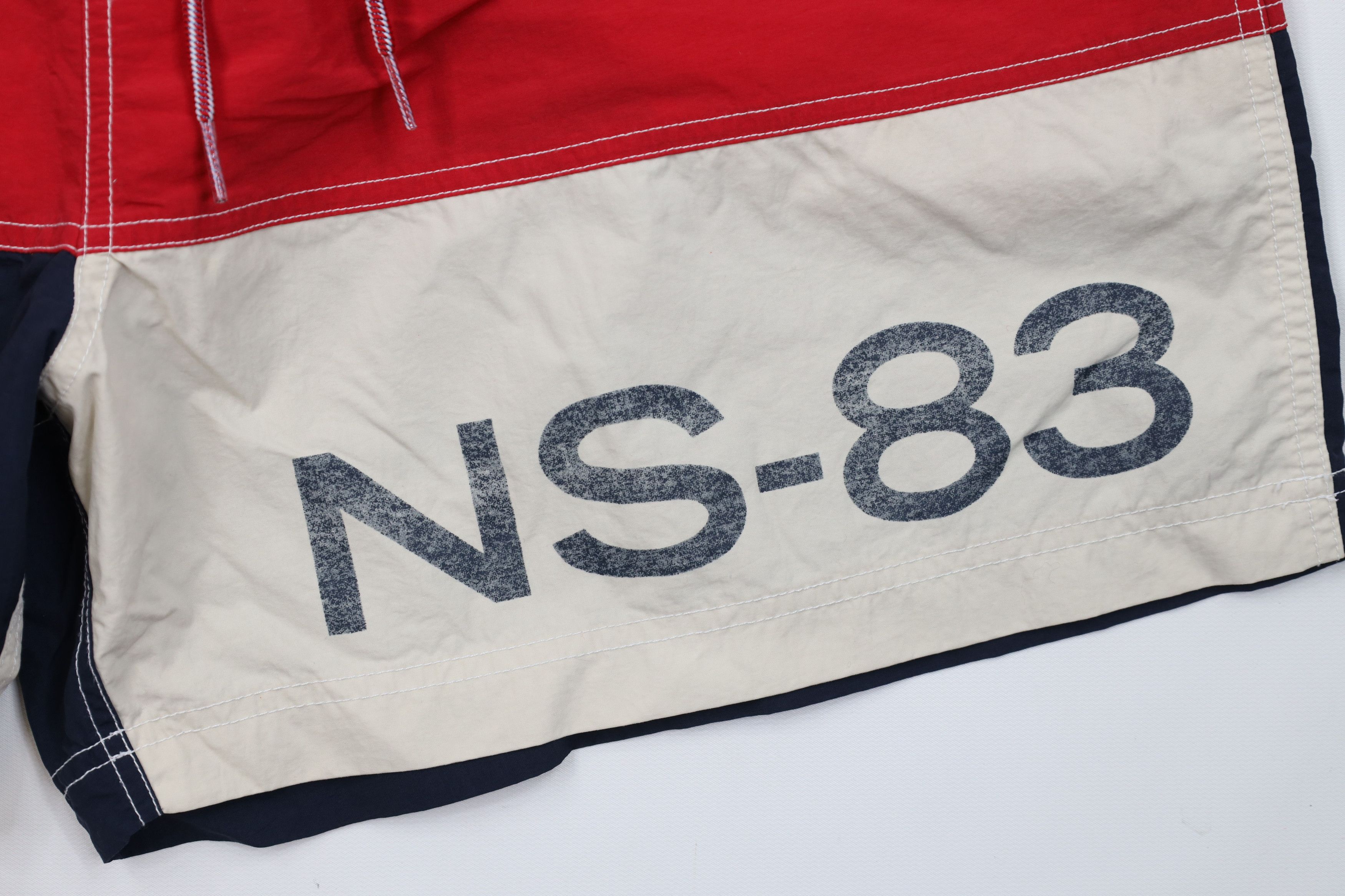 Nautica Vintage 90s Nautica Block Lined Sailing Shorts Swim Trunks Size US 36 / EU 52 - 5 Thumbnail