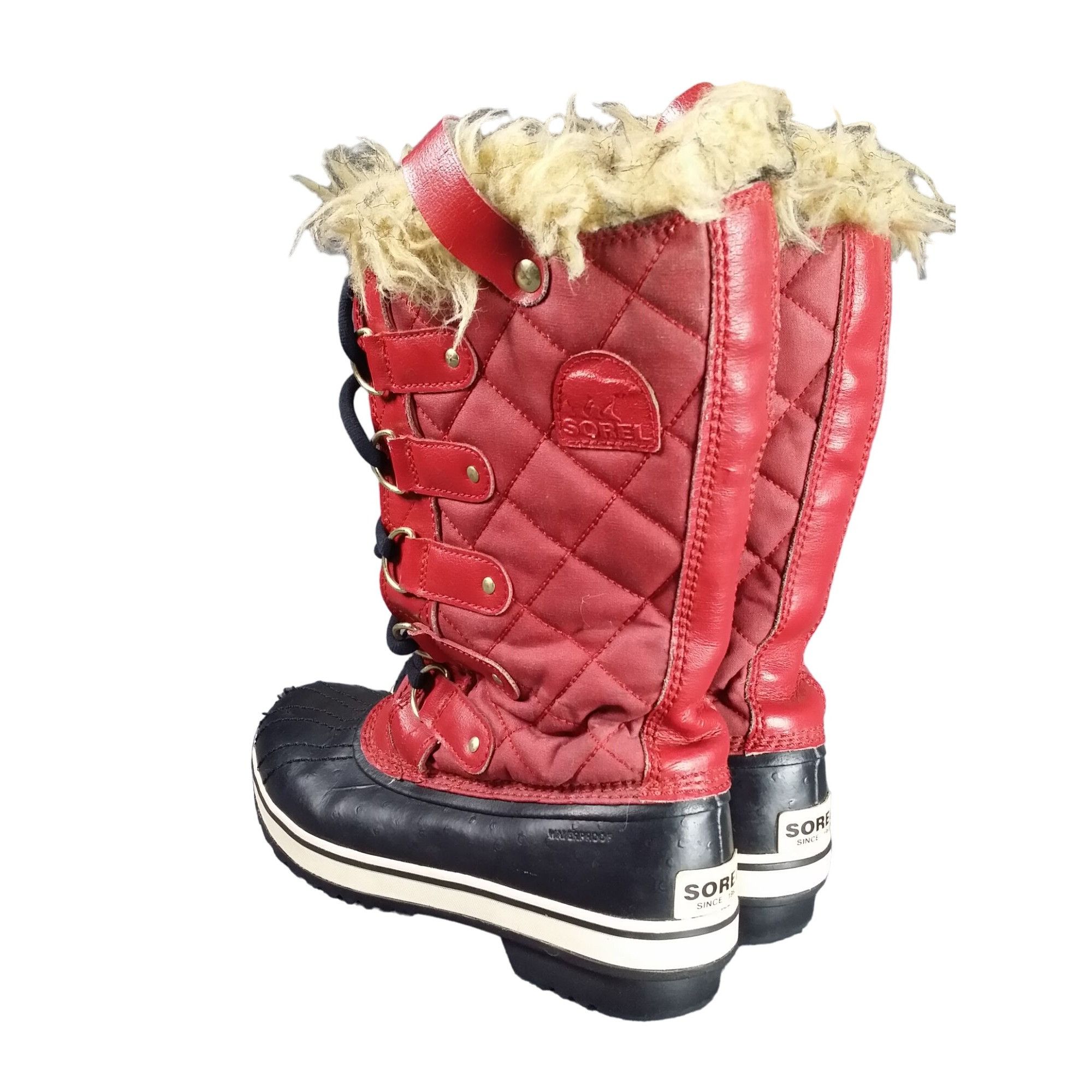 SOREL Sorel Torfino Winter Boots Women Sz 7 Waterproof Faux Fur La Size US 7 / IT 37 - 2 Thumbnail