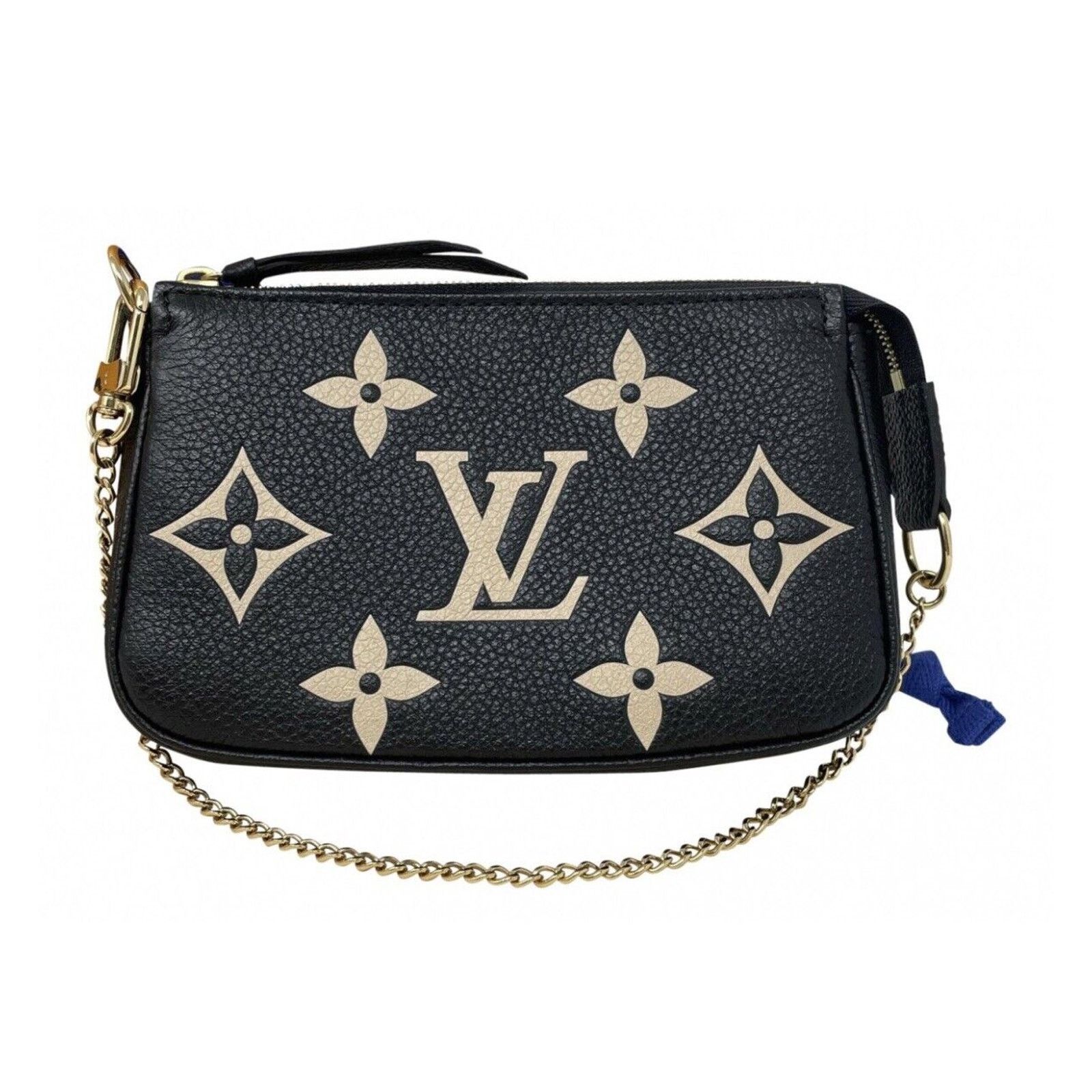Louis Vuitton Mini Pochette Bicolor Monogram Empreinte Accessoires Black Size ONE SIZE - 10 Thumbnail