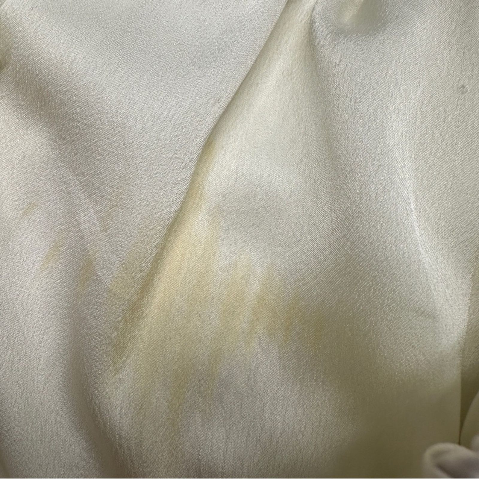Staud STAUD Davis Vegan Leather Bandeau Top Ivory White S DAMAGED Size S / US 4 / IT 40 - 13 Thumbnail