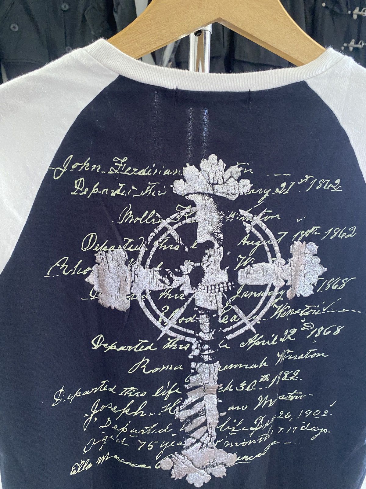 Maison Margiela Armee Francaise Skull Cross Poem LONGSLEEVE TEE Size US M / EU 48-50 / 2 - 12 Thumbnail