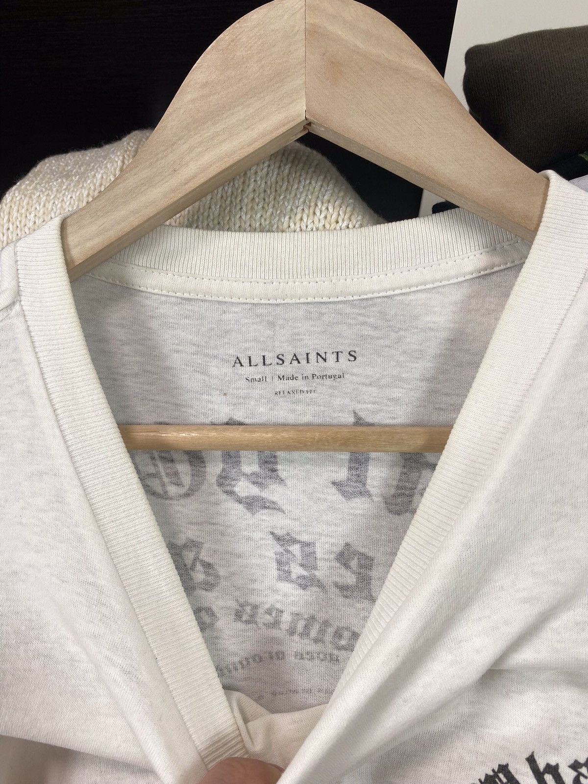 Allsaints × Japanese Brand × Vintage Y2K Vintage Allsaints Tee Shirt Archive Hype Size US M / EU 48-50 / 2 - 10 Thumbnail