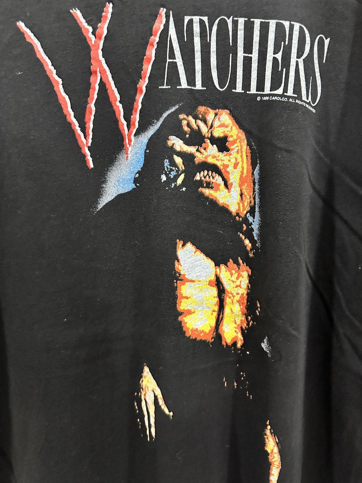 Vintage vintage 1989 WATCHERS horror sci-fi movie promo t-shirts Size US XL / EU 56 / 4 - 3 Thumbnail