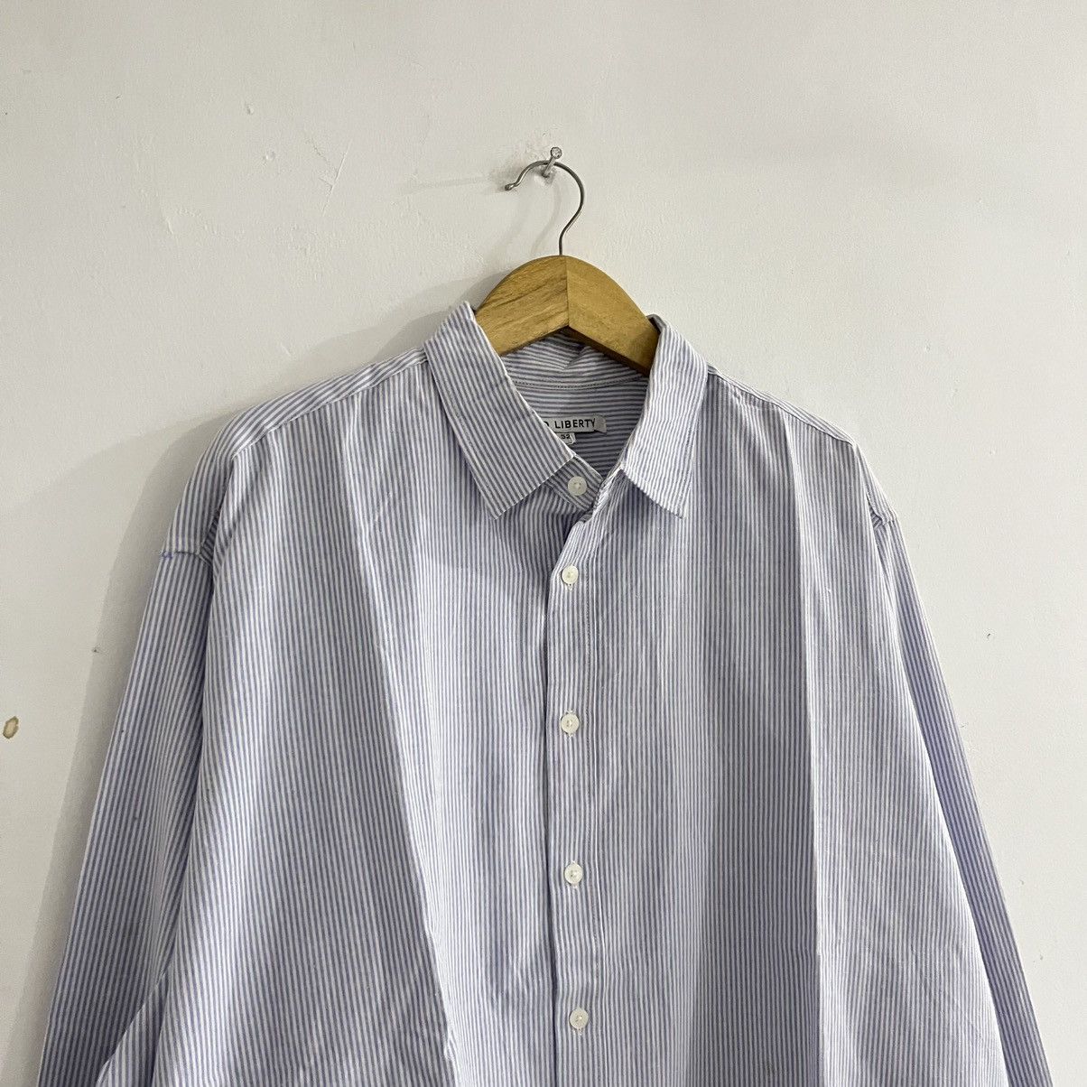 Japanese Brand And Liberty - Striped City Boy Shirt Size US XL / EU 56 / 4 - 3 Thumbnail