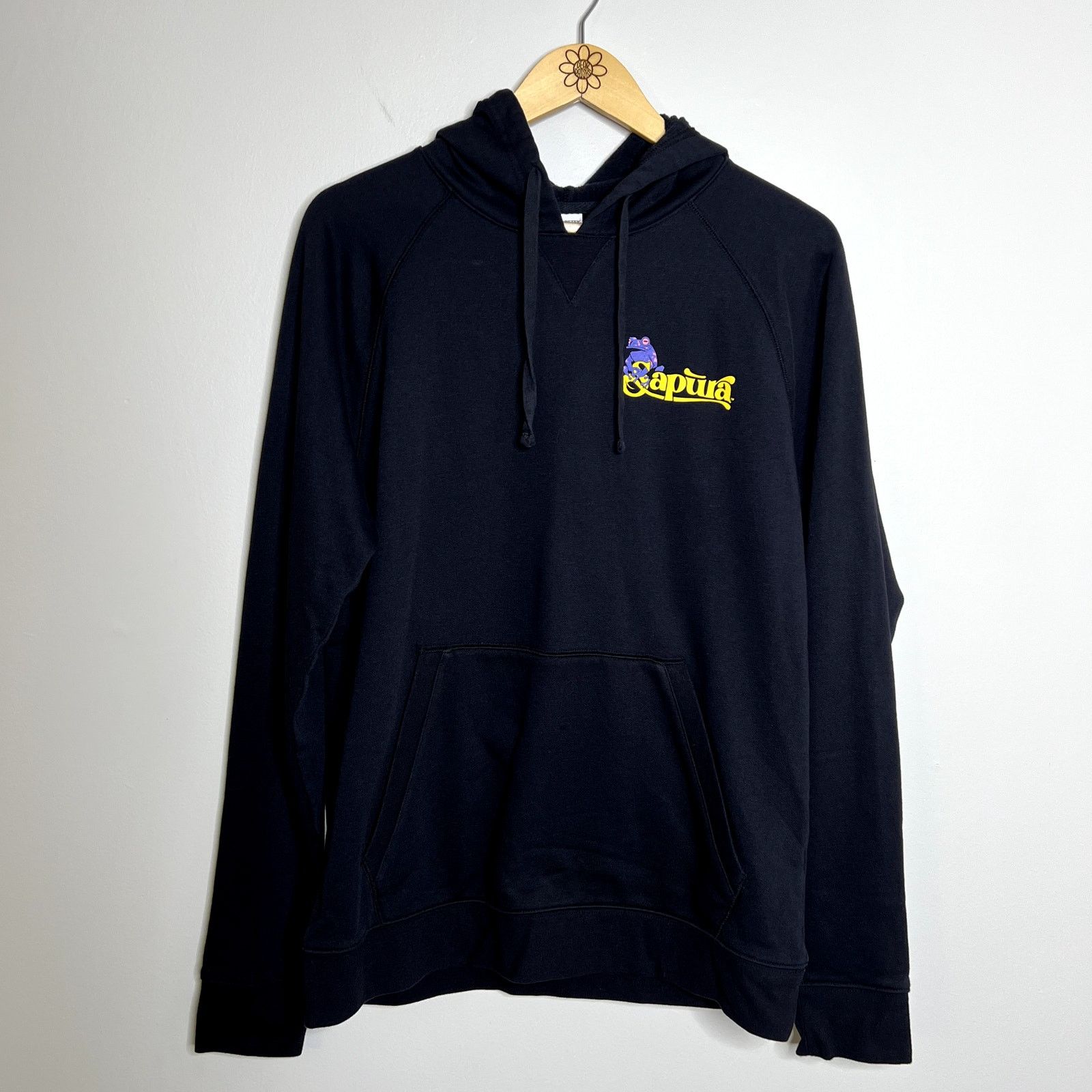Other Sapura Black Graphic Long Sleeve Hoodie Sweatshirt Size US M / EU 48-50 / 2 - 2 Thumbnail