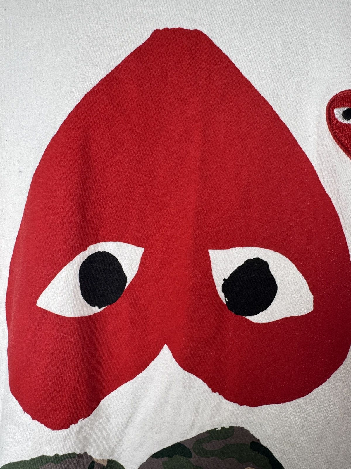 Comme des Garcons Comme Des Garçons Camouflage with upside down heart tee Size US M / EU 48-50 / 2 - 2 Thumbnail
