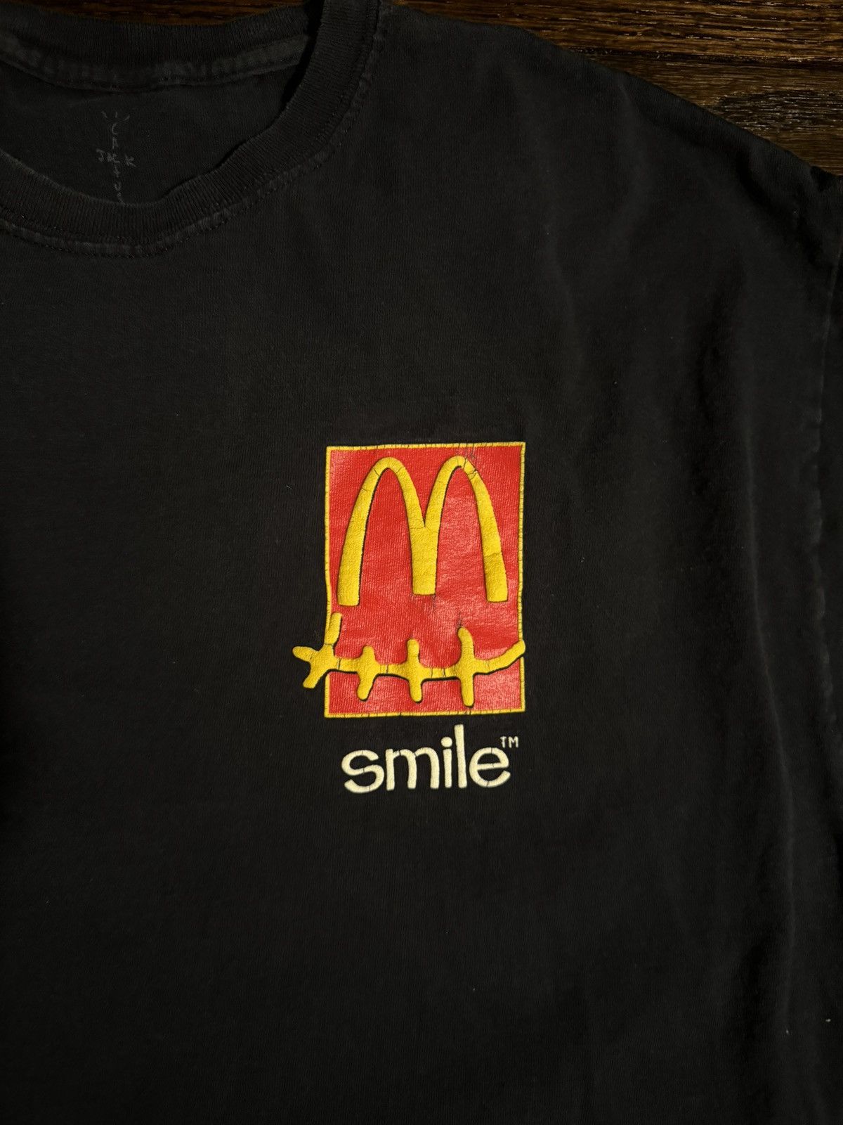 Travis Scott × Vintage CACTUS JACK BY TRAVIS SCOTT SMILE T-SHIRT Size US L / EU 52-54 / 3 - 5 Thumbnail