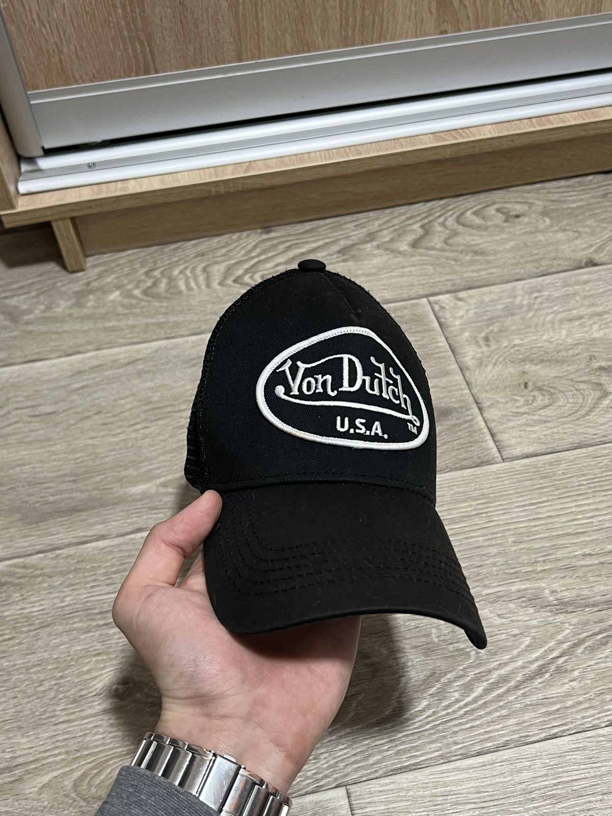 Vintage × Von Dutch Von Dutch USA trucker hat big logo Size ONE SIZE - 1 Thumbnail