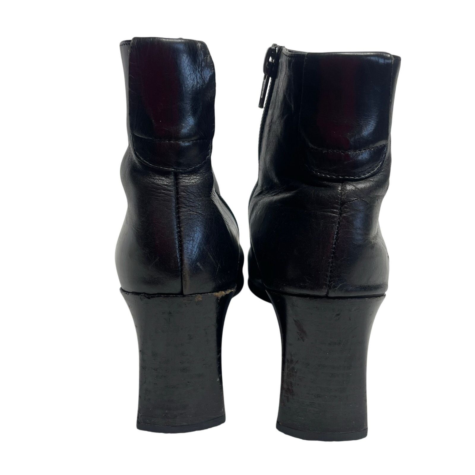 Other Via Spiga Black Leather Boot Size US 7 / IT 37 - 3 Thumbnail