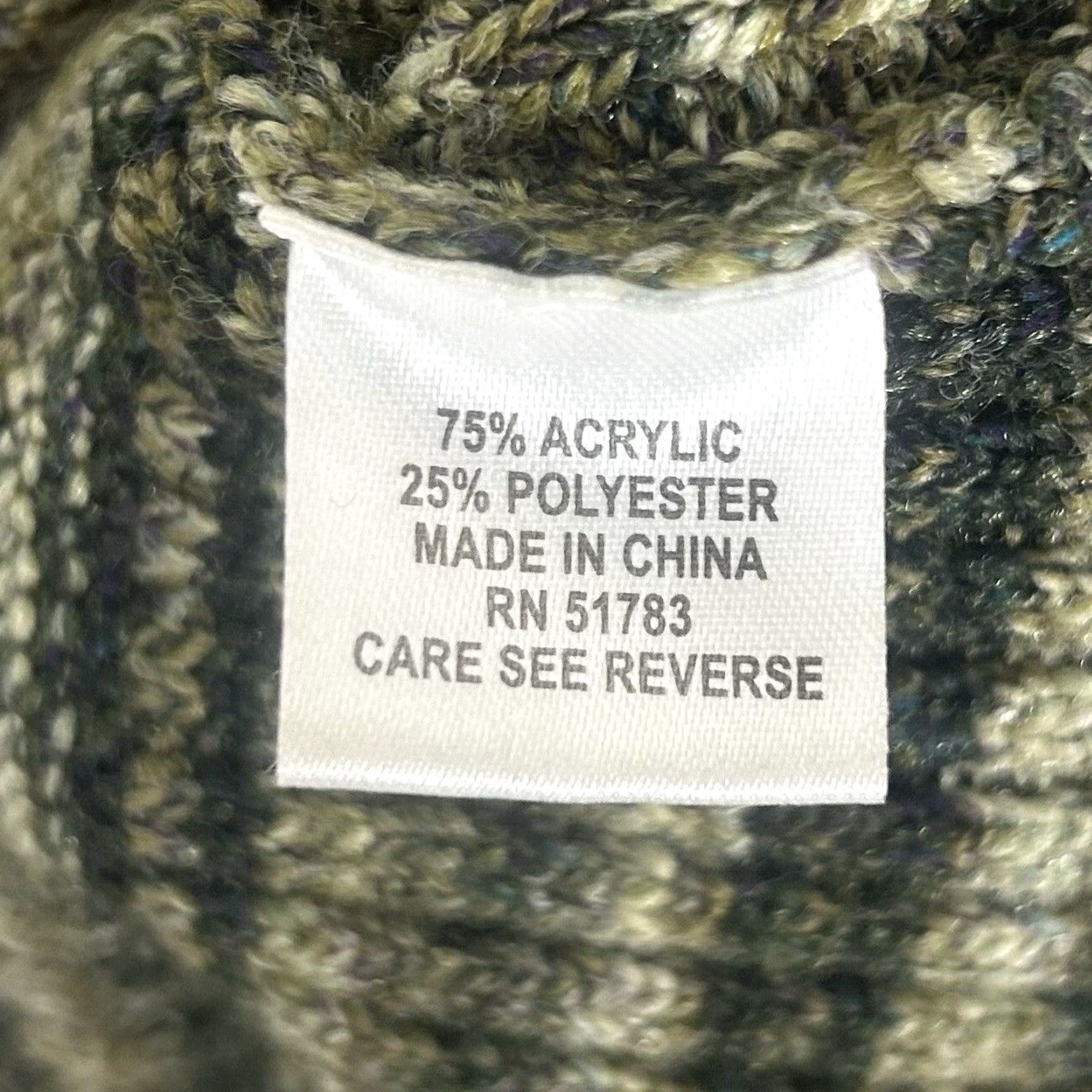 Vintage Maurices Sweater Dress Wool Knit Green Mock Neck Long Sleeve Knee Length Womens S Size S / US 4 / IT 40 - 4 Thumbnail