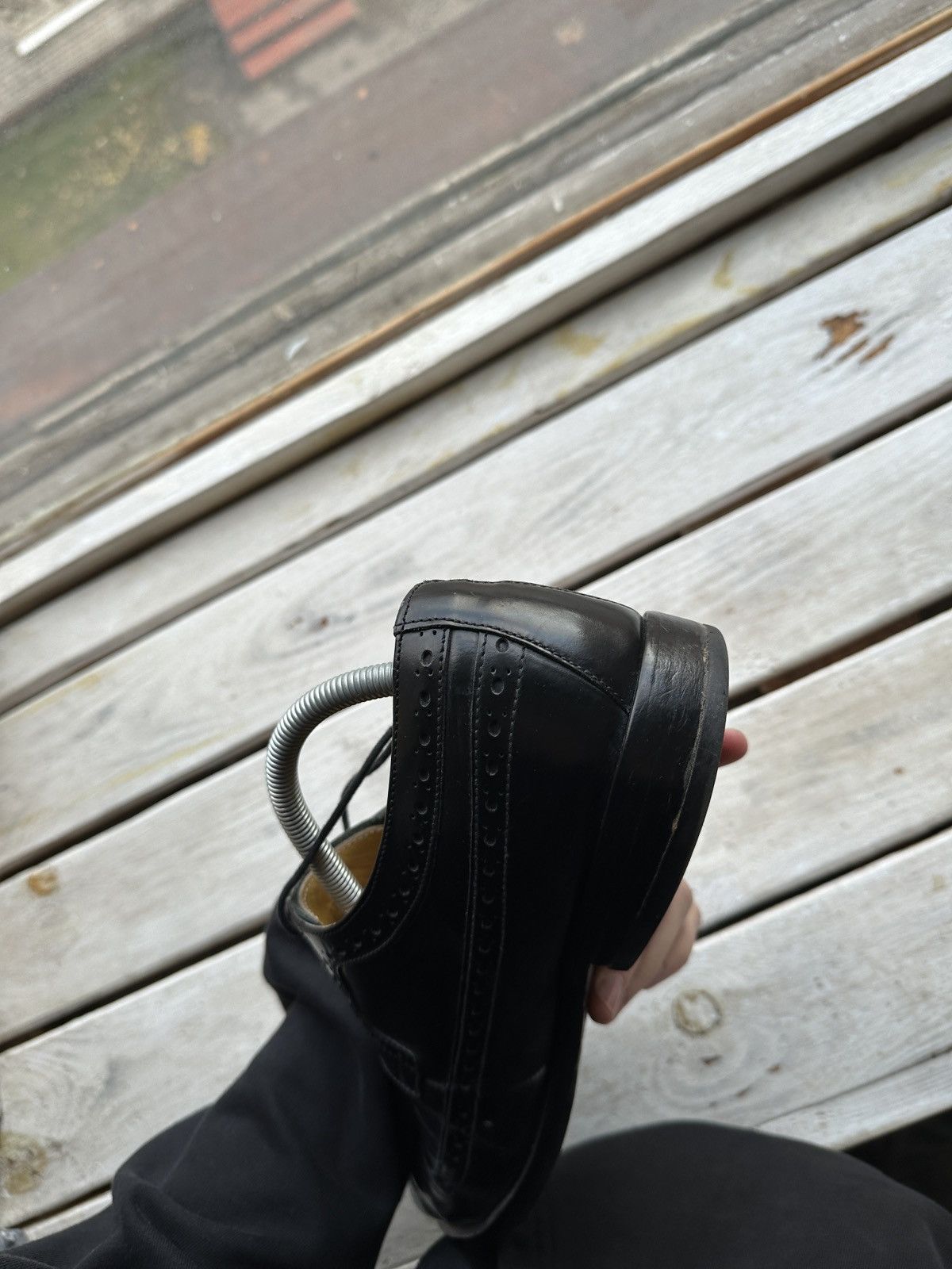 Melvin & Hamilton LUXURY 🚨 MELVIN & HAMILTON VNTG SHOES MEN BLACK LUXURY RARE Size US 12 / EU 45 - 8 Thumbnail