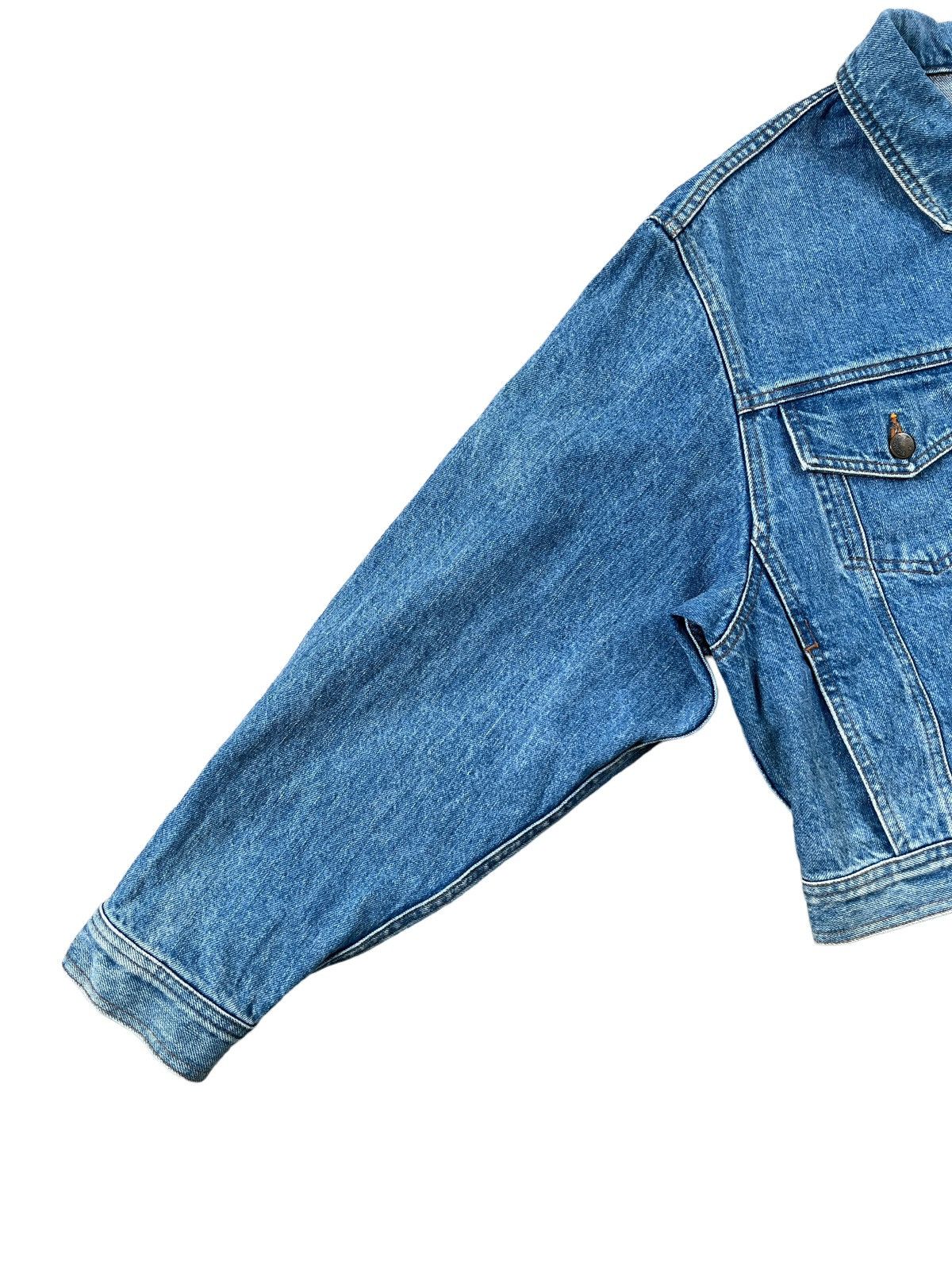 Fiorucci × Vintage Vintage 80s Fiorucci 3D Logo Cropped Denim Jacket Size US M / EU 48-50 / 2 - 5 Thumbnail