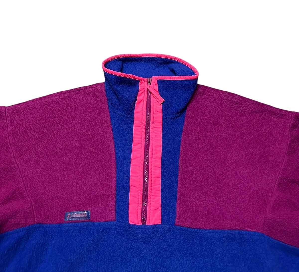Columbia Columbia half zipper fleece two colour sweatshirt Size US L / EU 52-54 / 3 - 4 Thumbnail