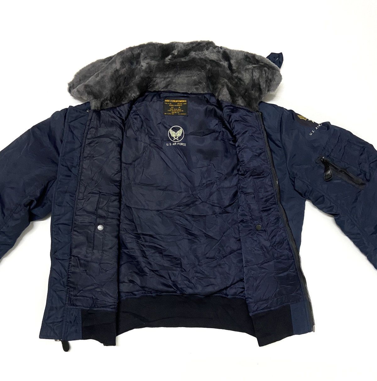 Japanese Brand HOUSTON B-15C Flight Jacket Size US L / EU 52-54 / 3 - 10 Thumbnail